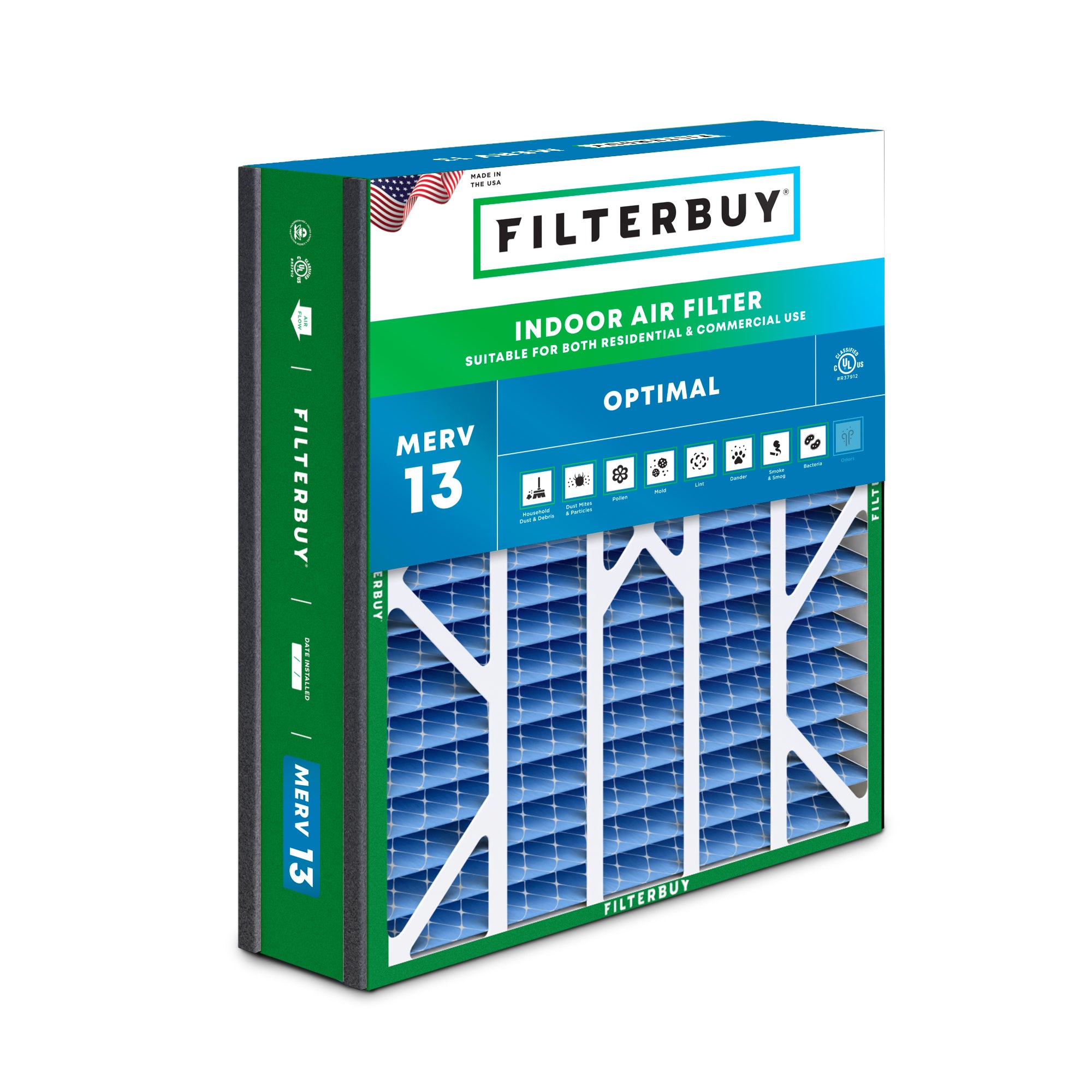 Ultravation 20x25x5 MERV 13 Replacement Filter