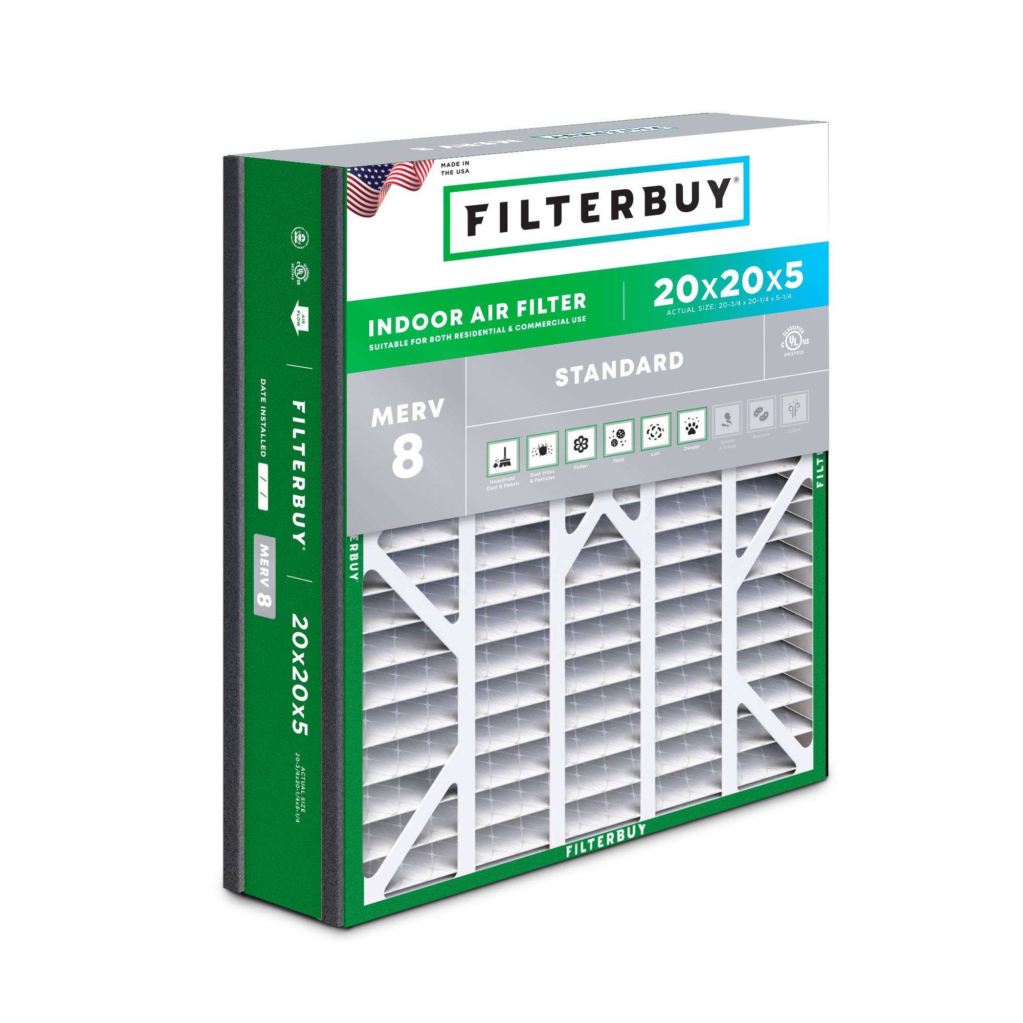 Trion Air Bear 20x20x5 MERV 8 Replacement Filter