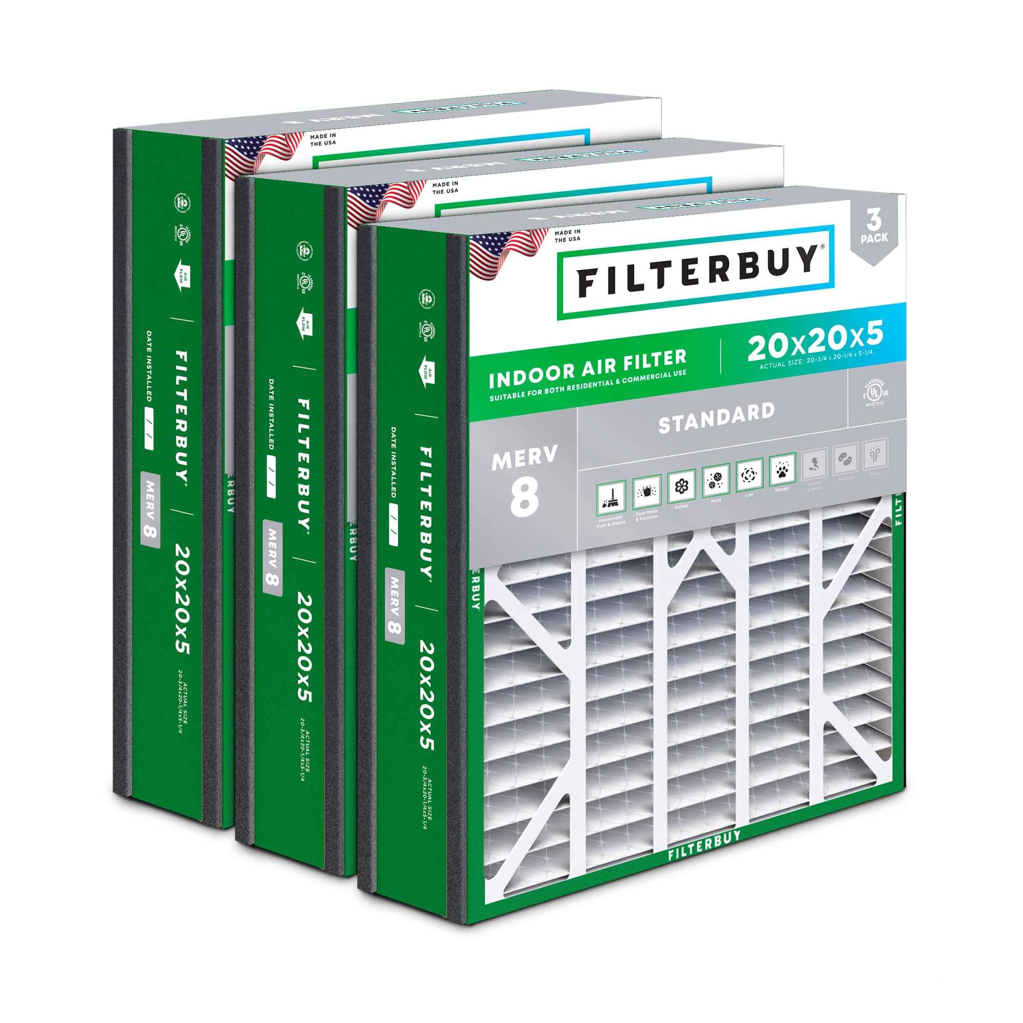 Trion Air Bear 20x20x5 MERV 8 Replacement Filter