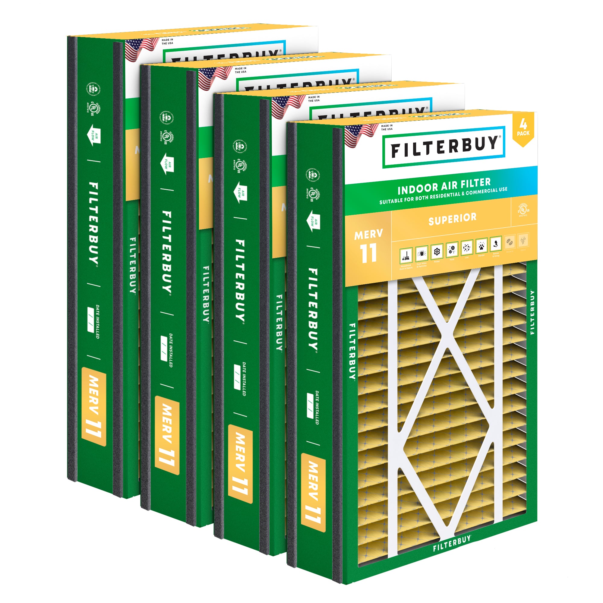 Skuttle 16X25X5 MERV 11 Replacement Filter