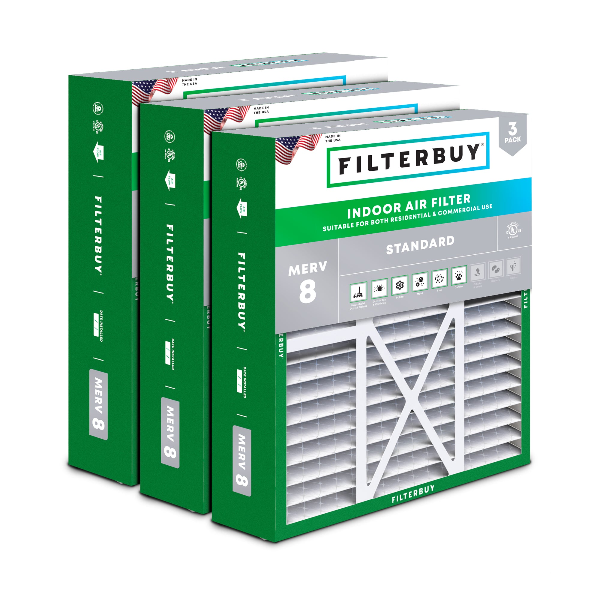 Lennox 16x20x5 MERV 8 Aftermarket Replacement Filter