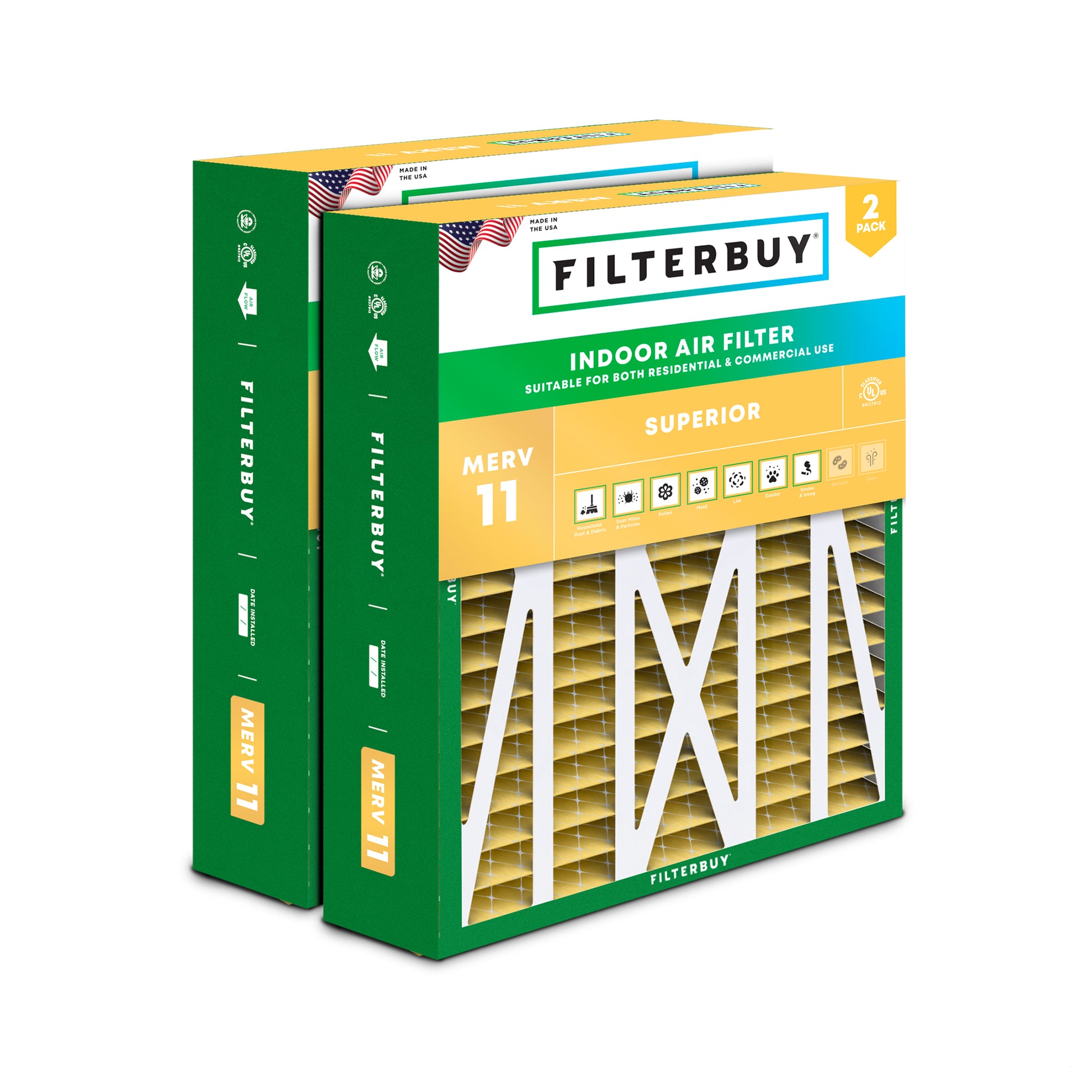 21x21x4.5 MERV 11 Rheem RXFH-E21AM10, RXFH-E21AM13 Replacement Filter