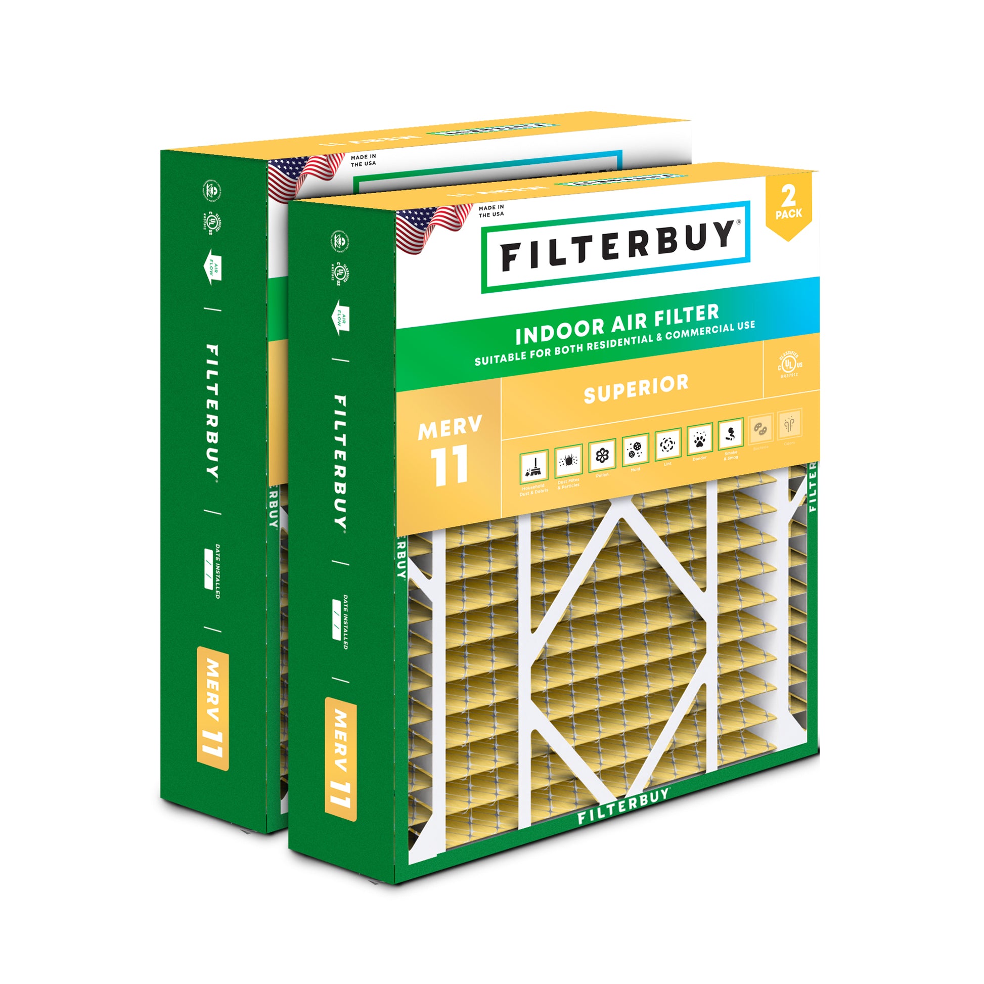 Payne 24X25X5 MERV 11 Replacement Filter