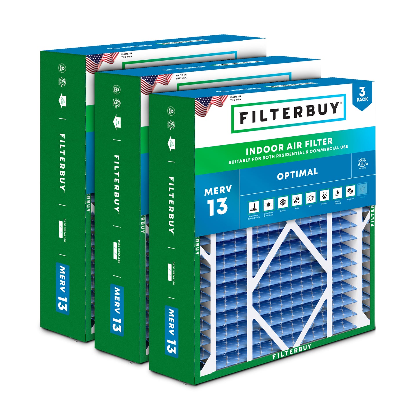 Payne 24X25X5 MERV 13 Replacement Filter