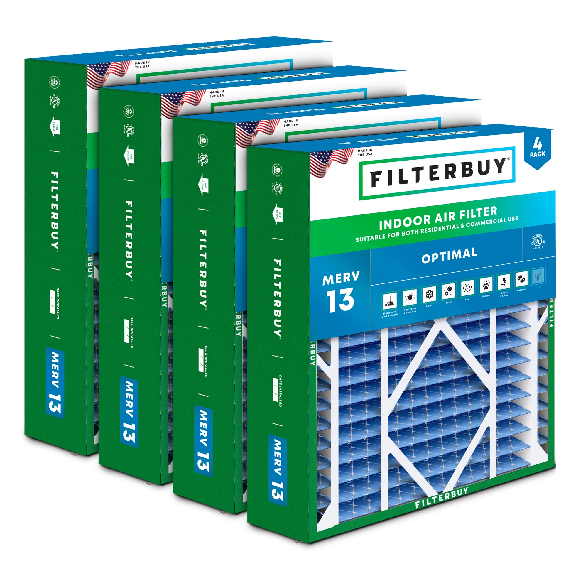 Payne 24X25X5 MERV 13 Replacement Filter