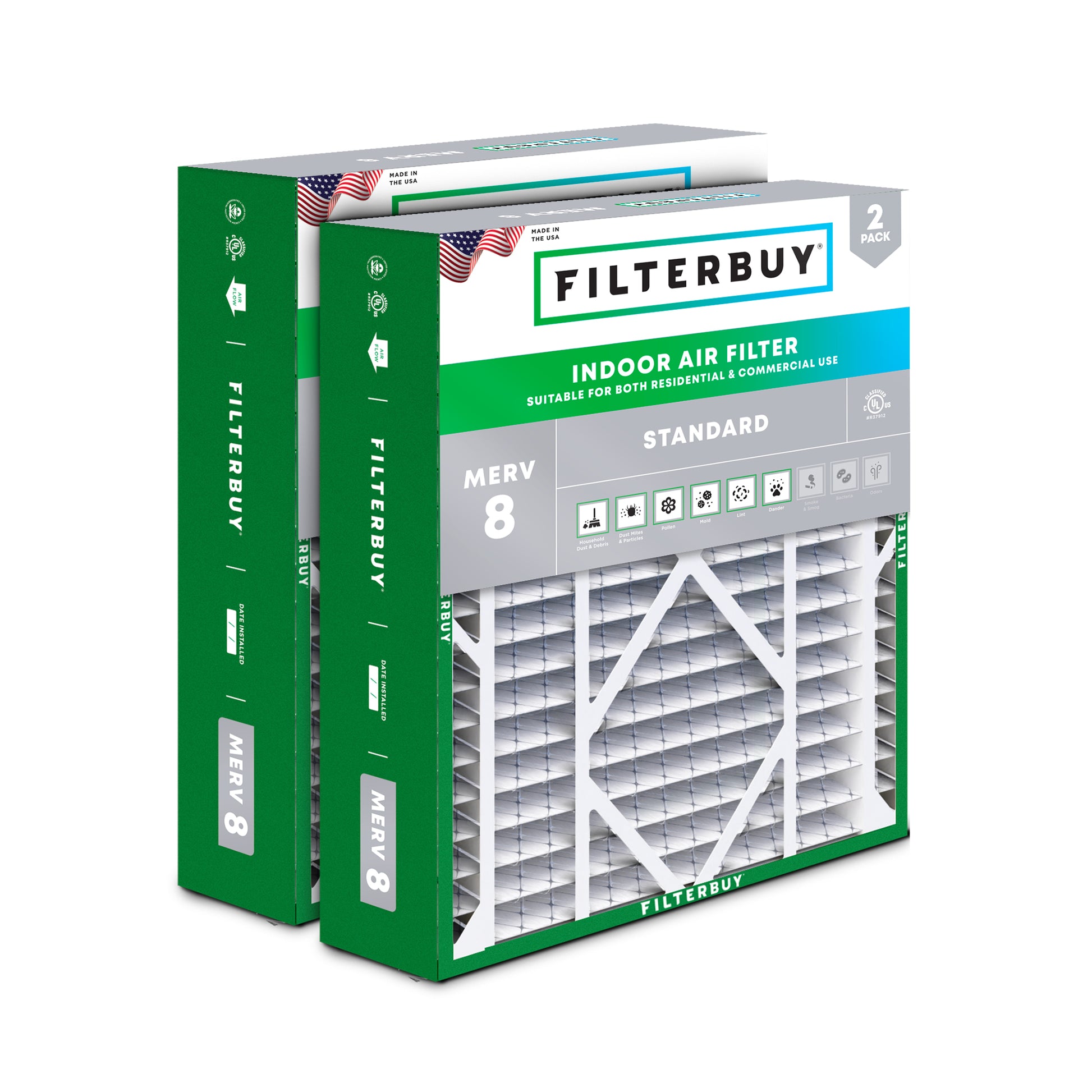 White Rodgers 20x26x5 MERV 8 Replacement Filter