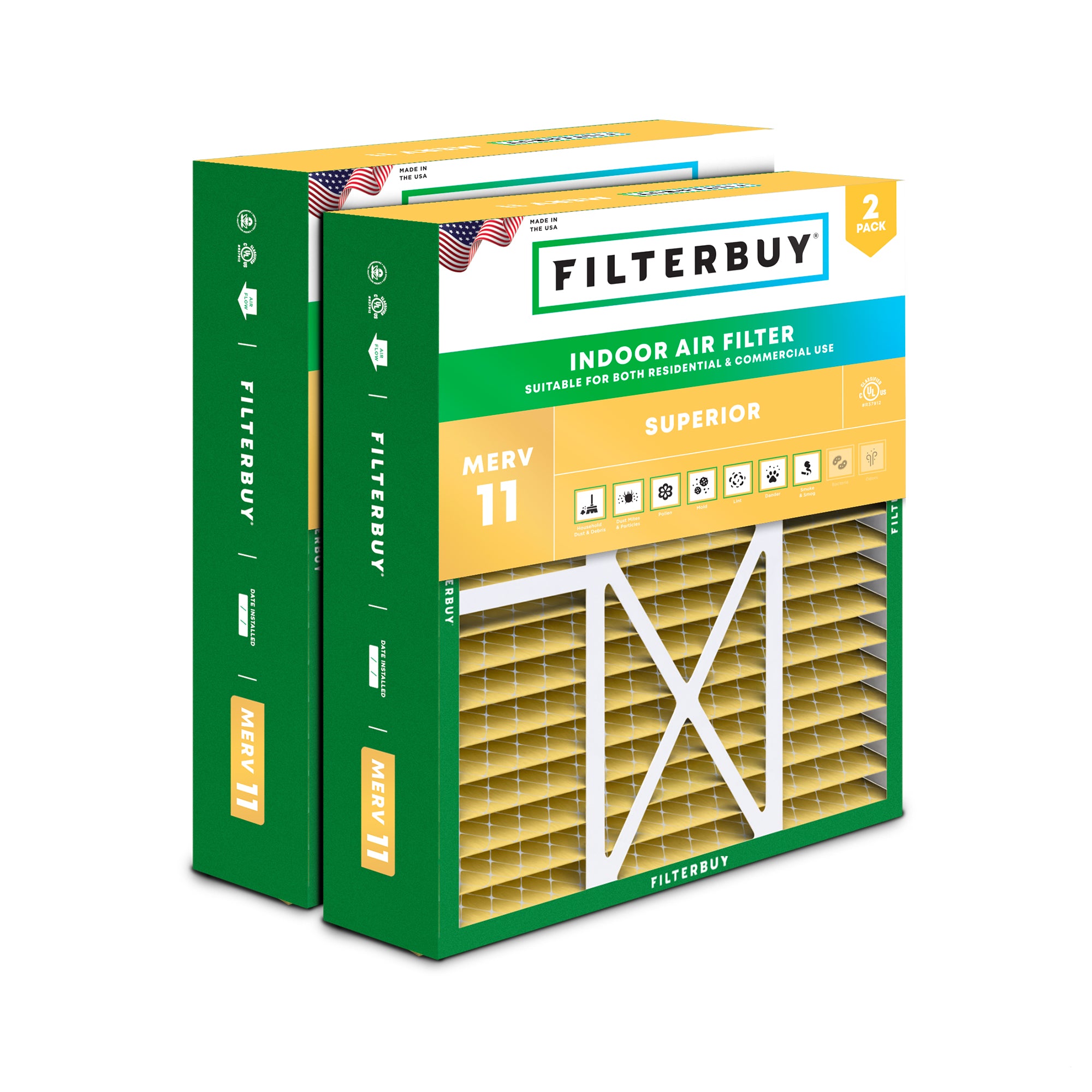 Bryant 16x20x5 MERV 11 Replacement Filter