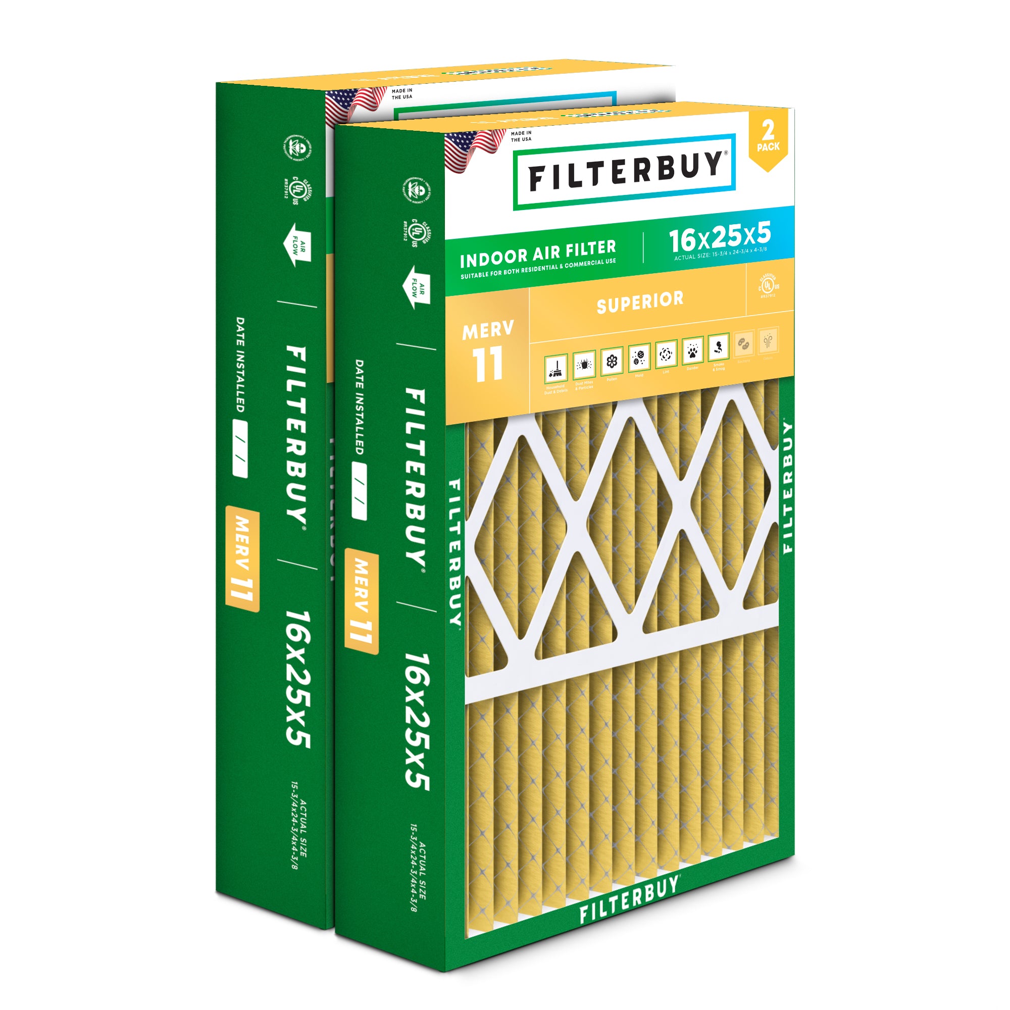 Air Demon 16x25x5 MERV 11 Aftermarket Replacement Filter