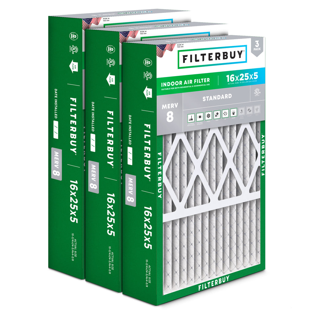 Honeywell 16x25x5 MERV 8 Replacement Filter