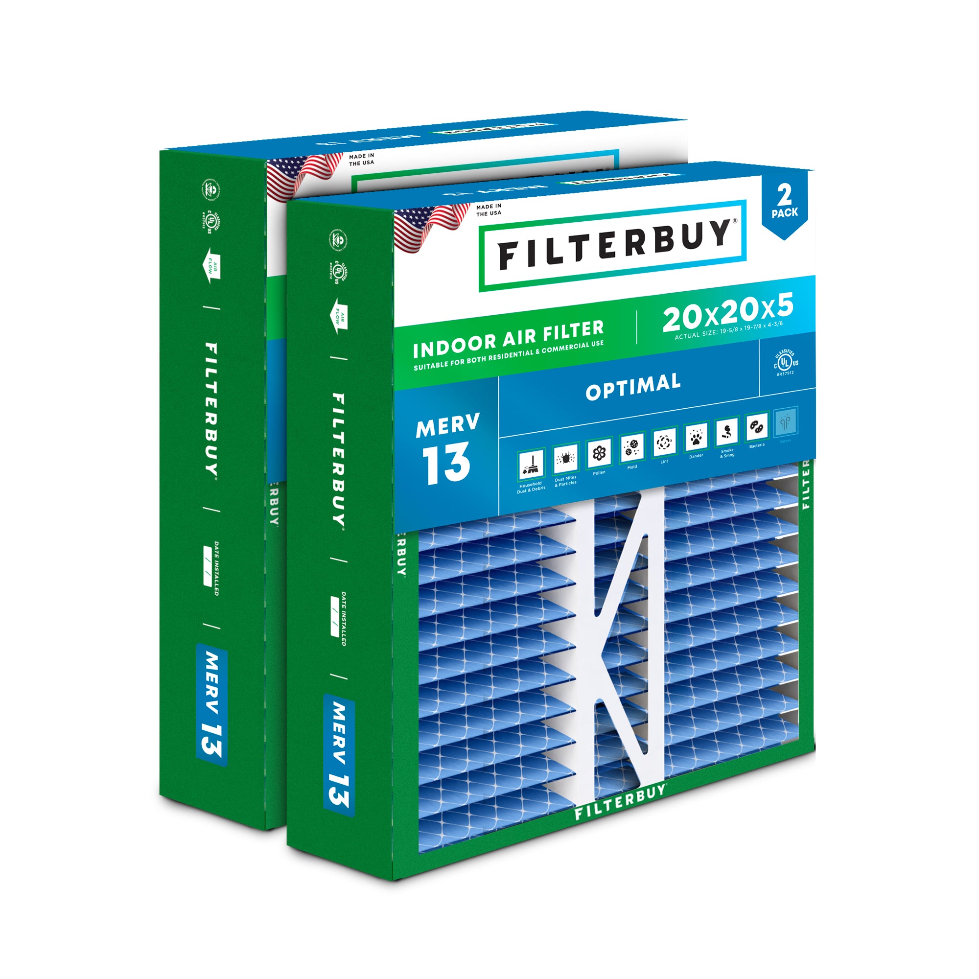Lennox 20x20x5 MERV 13 Replacement Filter