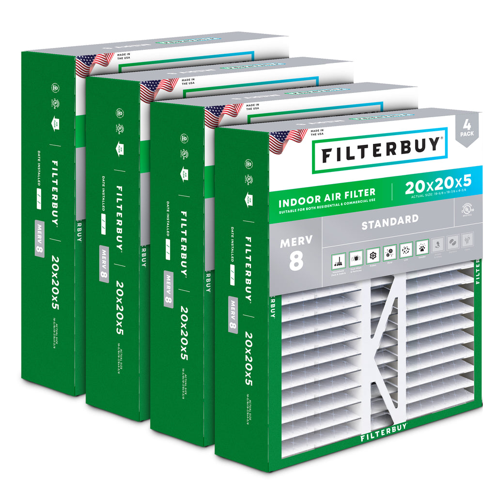 Honeywell 20x20x5 MERV 8 Replacement Filter