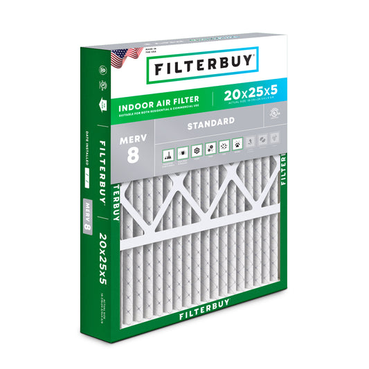 Carrier 20x25x5 MERV 8 Replacement Filter