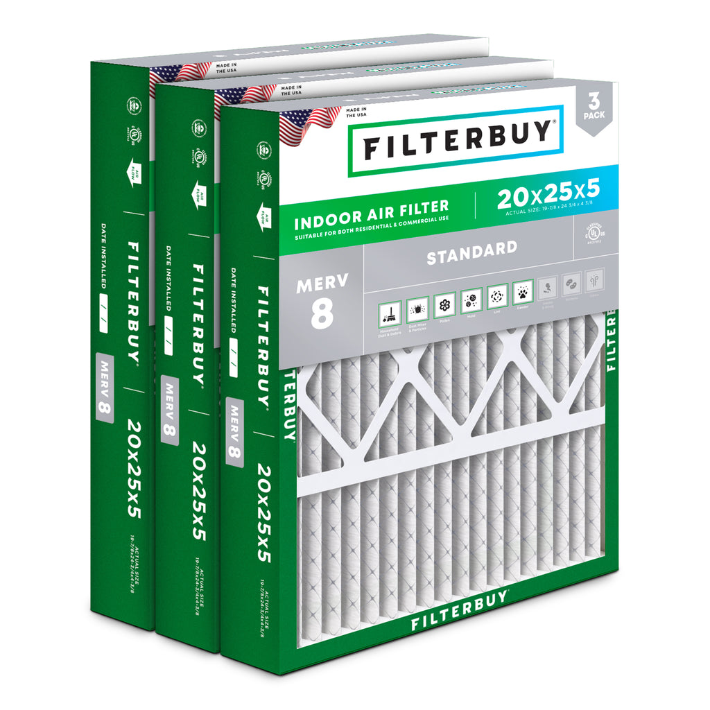 Honeywell 20x25x5 MERV 8 Replacement Filter
