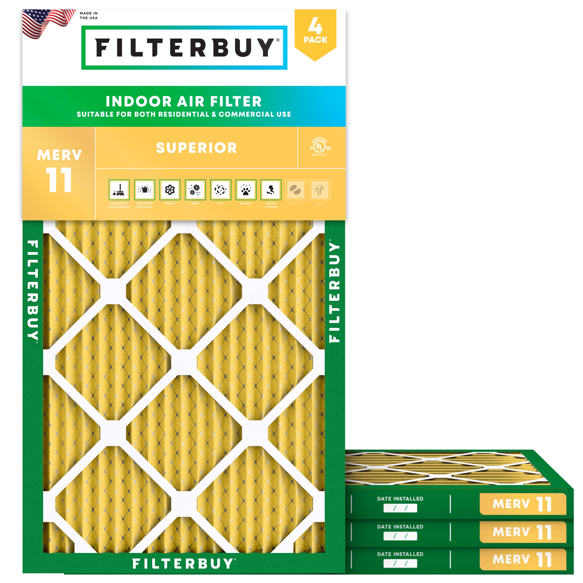 12-75x21x1 MERV 11 Air Filter
