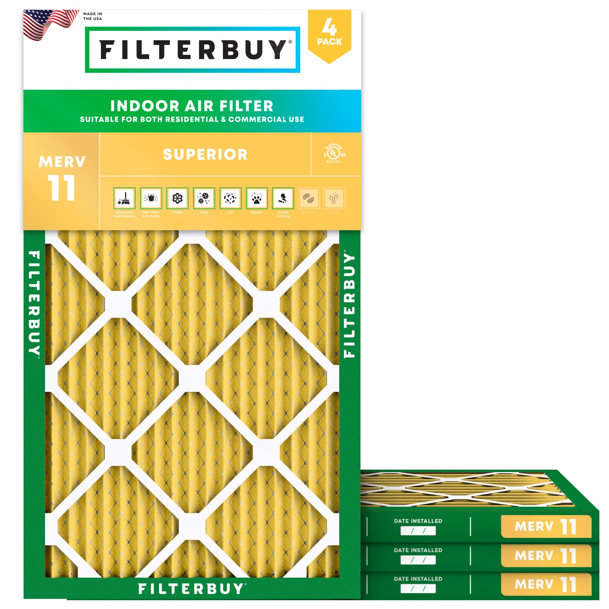 17x25x1 MERV 11 Air Filter