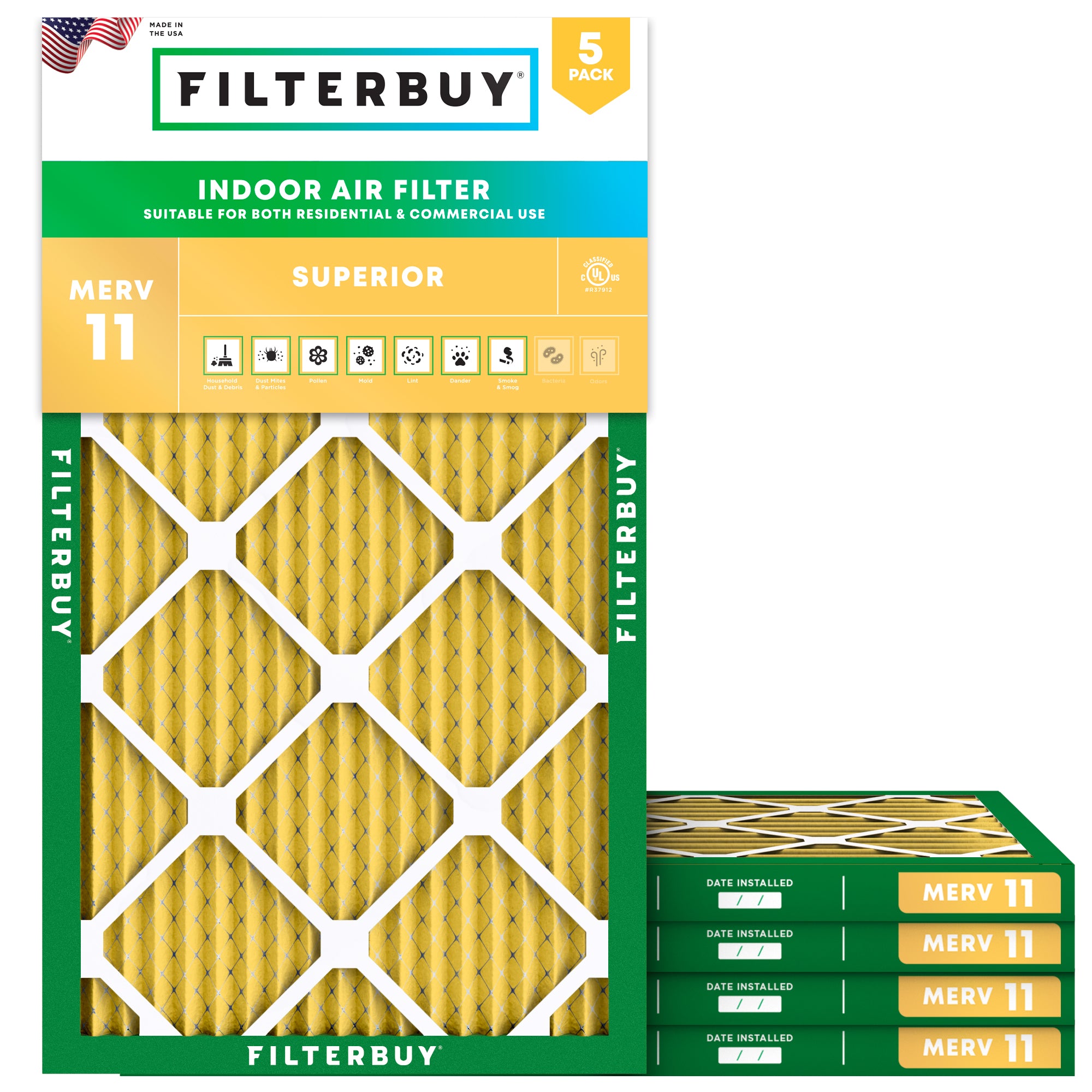 13-5x21-5x1 MERV 11 Air Filter