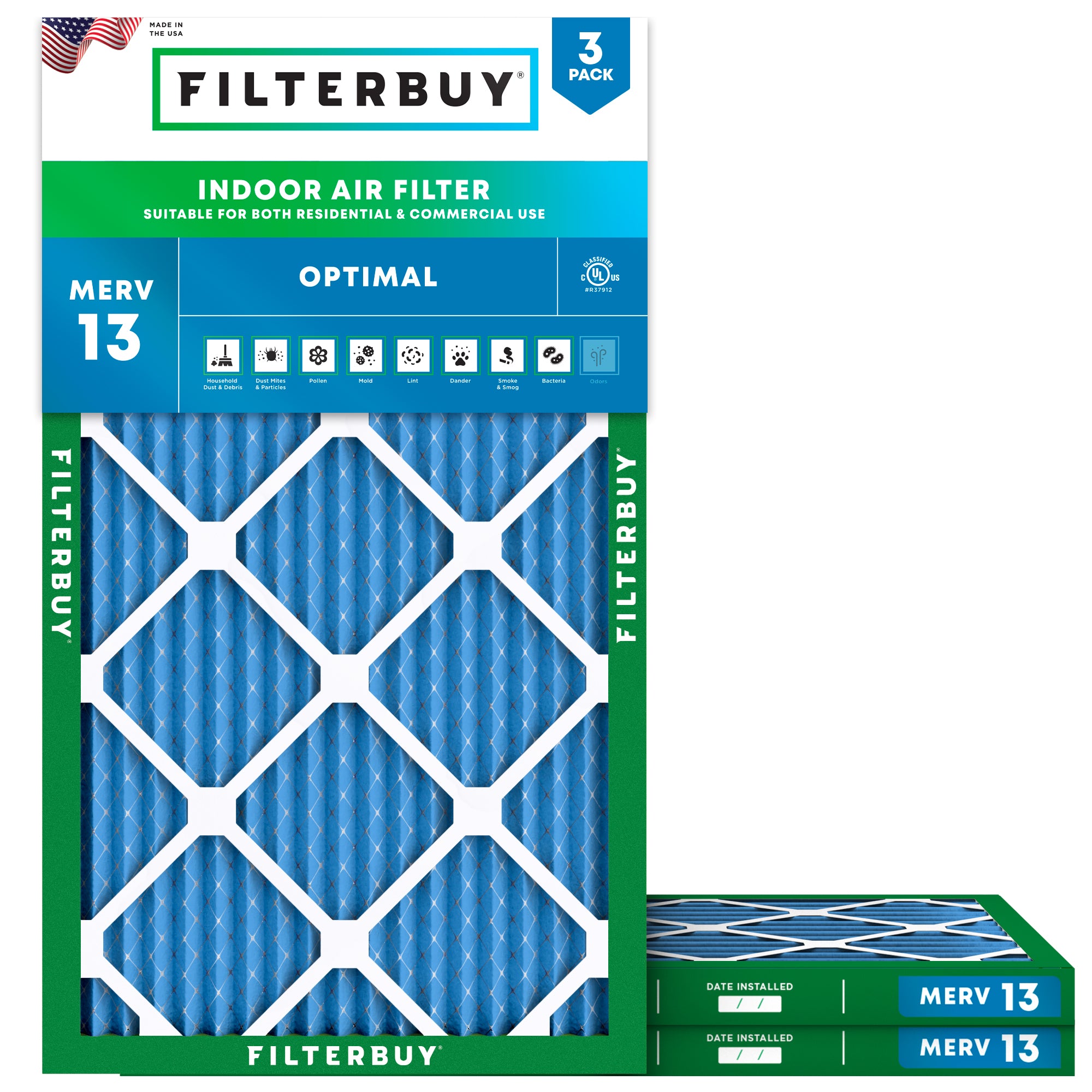 American Standard 17.5x27x1 MERV 13 Aftermarket Replacement Filter