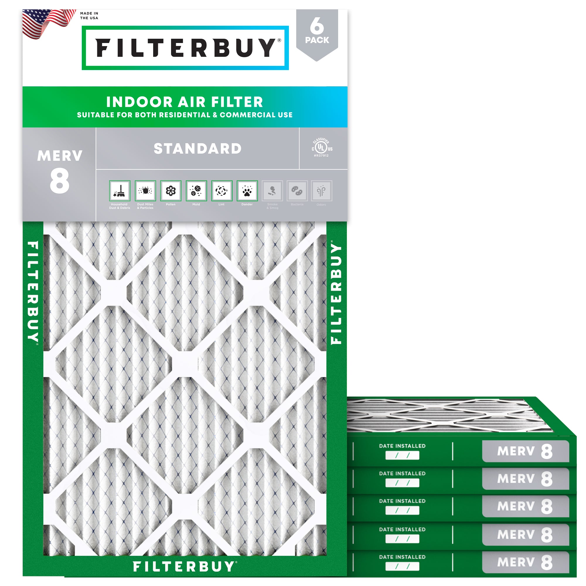 22x36x1 MERV 8 Air Filter
