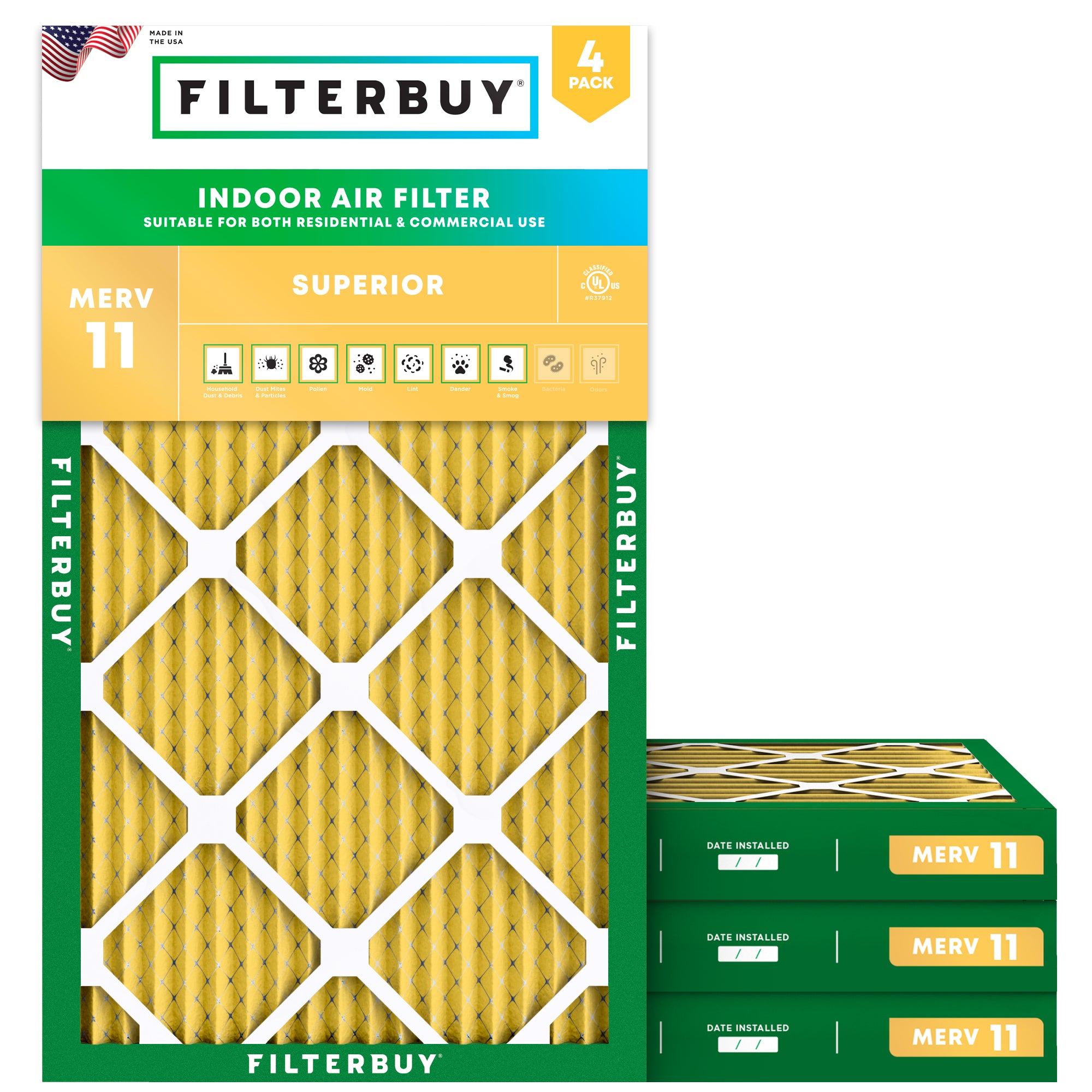16x30x2 MERV 11 Air Filter