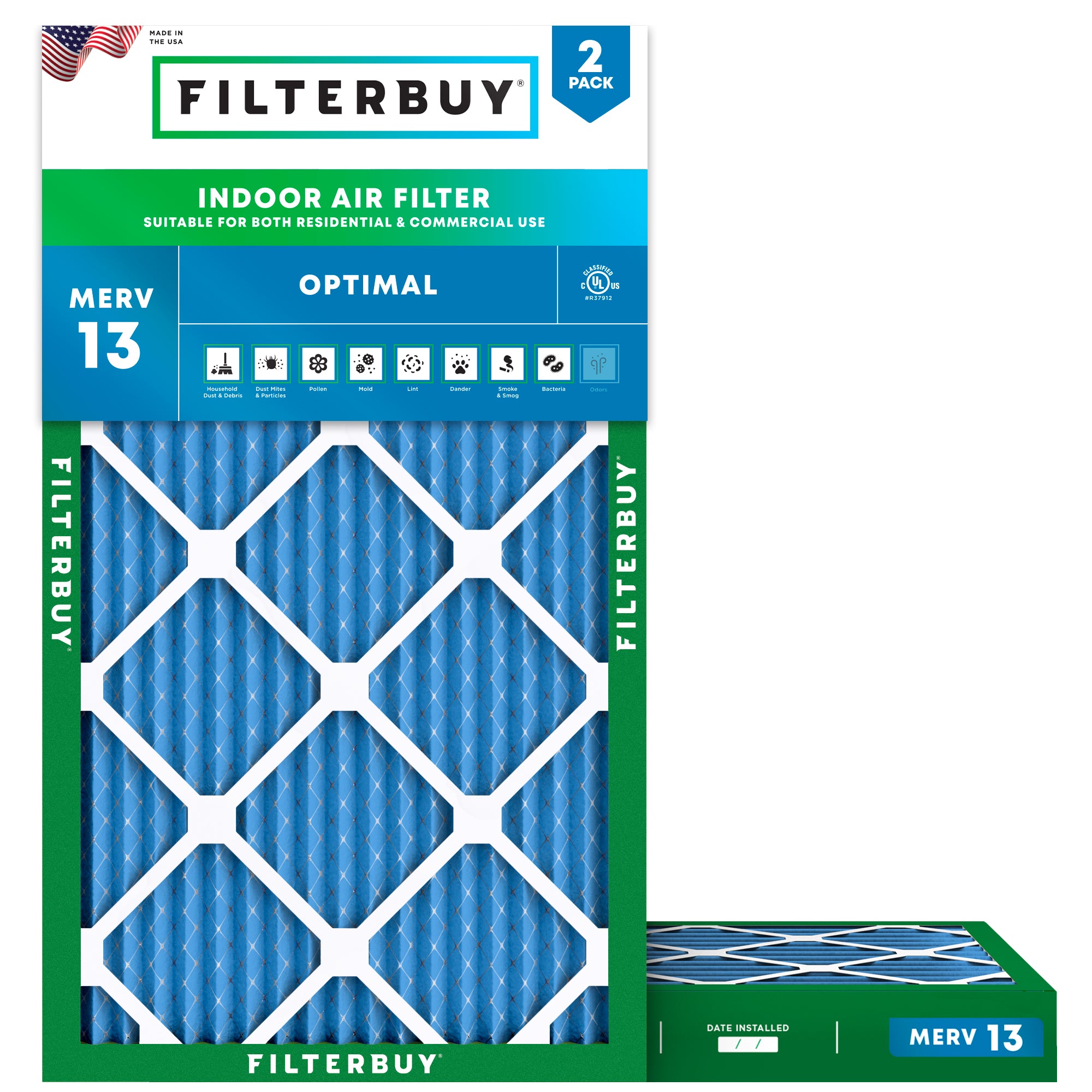 14x36x2 MERV 13 Air Filter