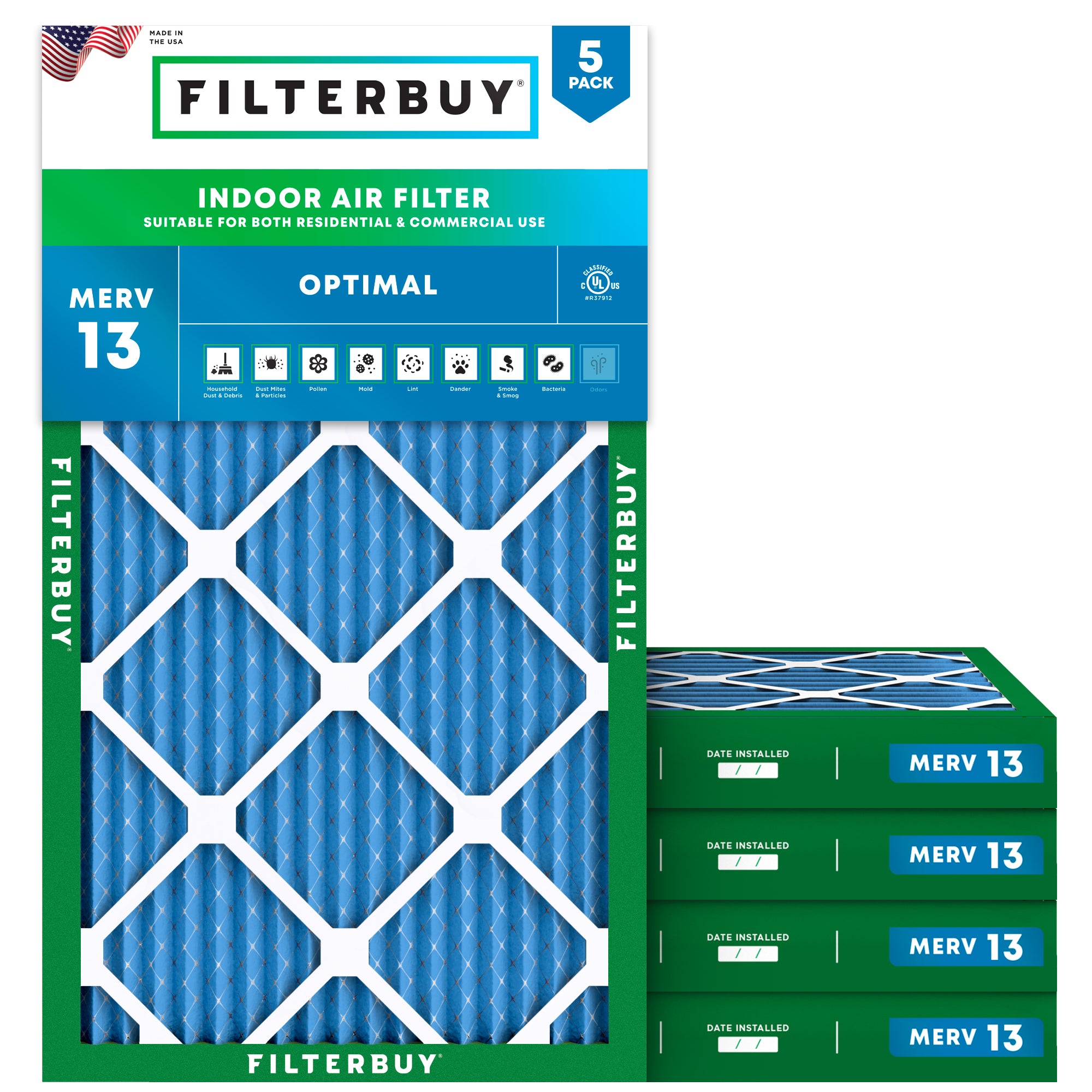 14x36x2 MERV 13 Air Filter
