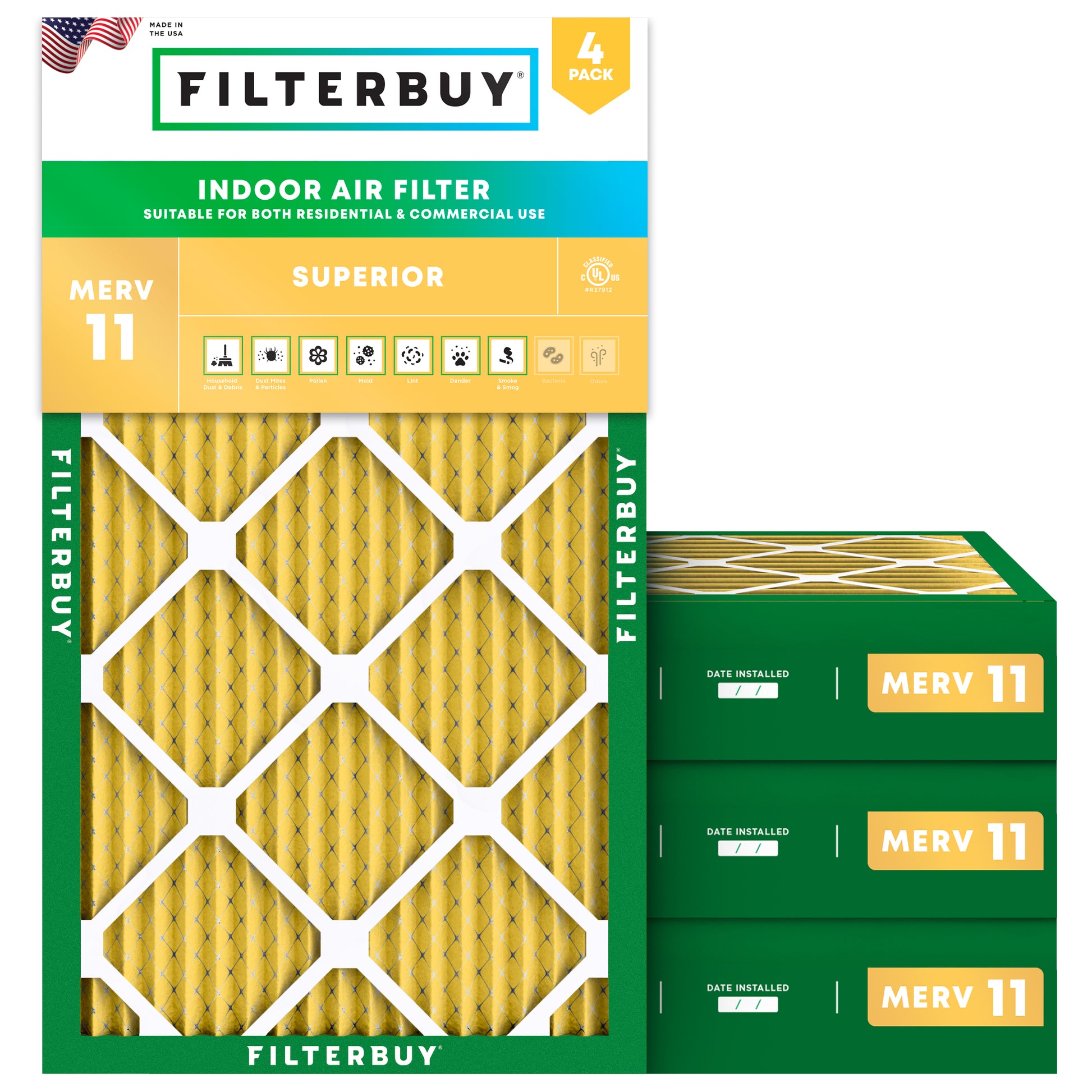 17-25x26x4 MERV 11 Air Filter