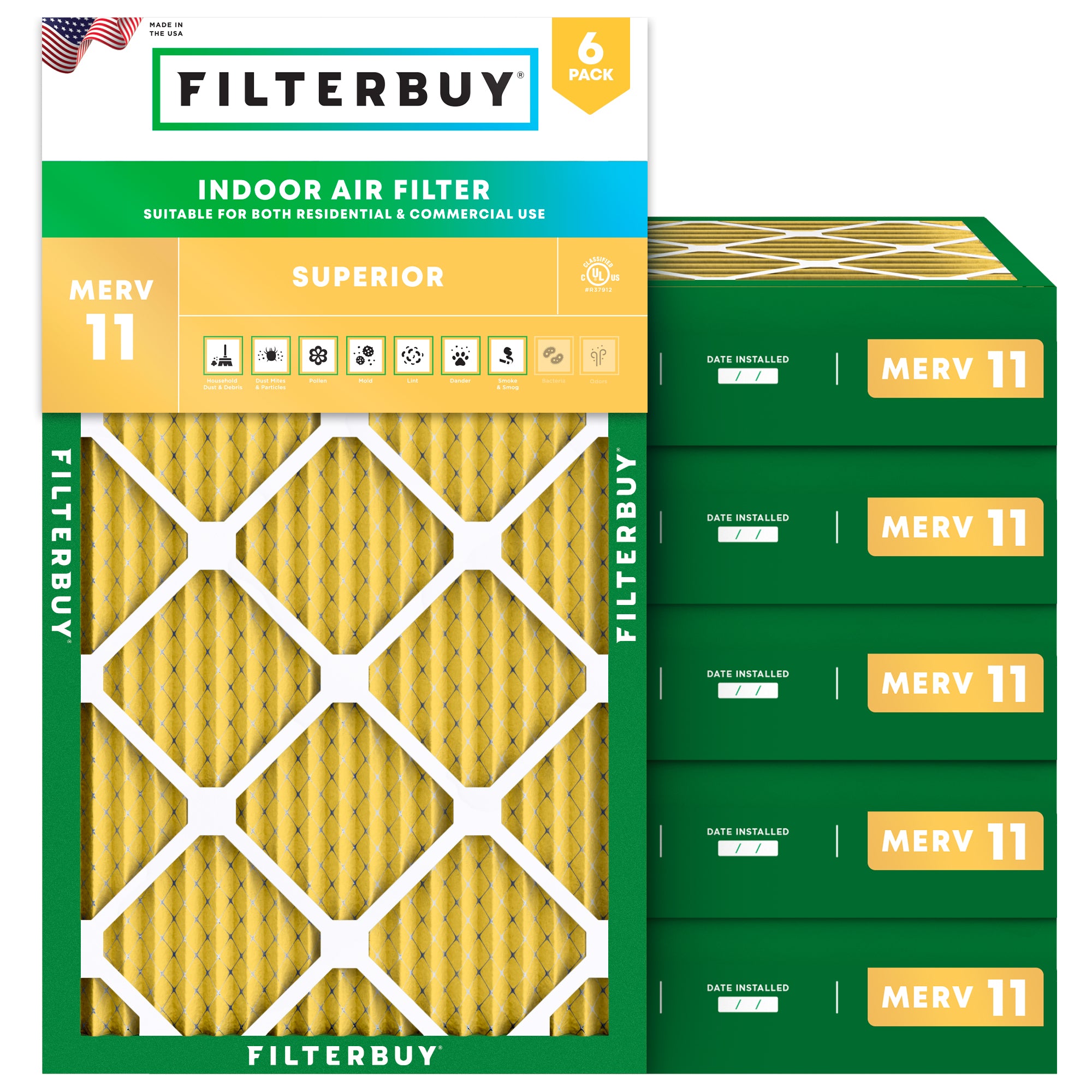 12x26-5x4 MERV 11 Air Filter