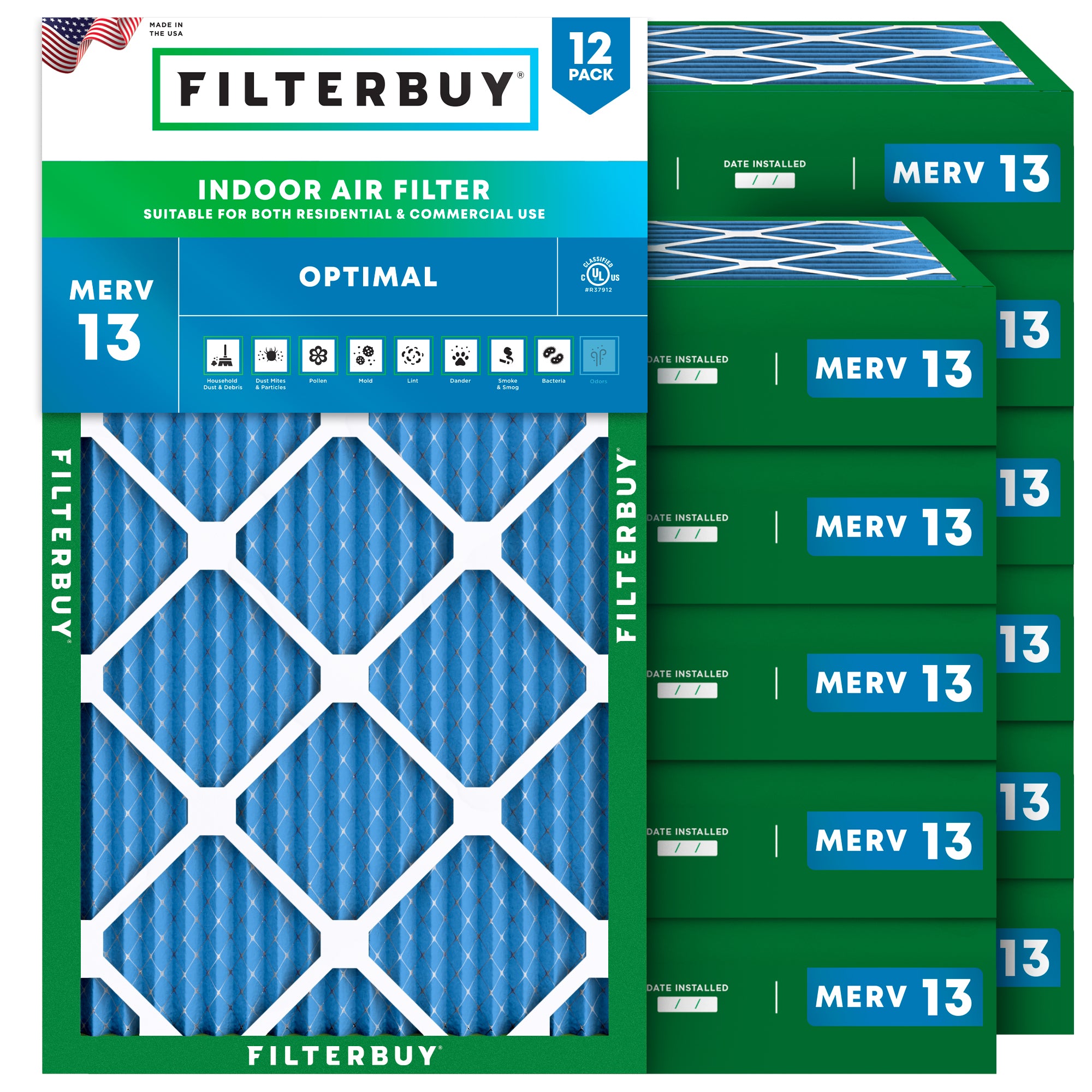 8x24x4 MERV 13 Air Filter