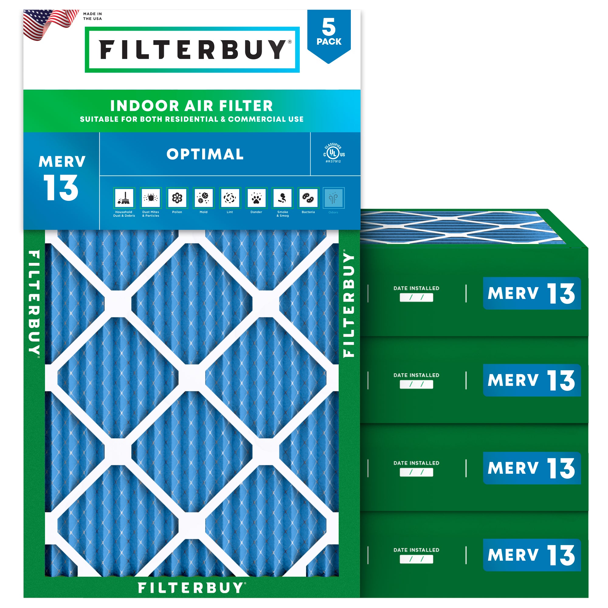 12x36x4 MERV 13 Air Filter