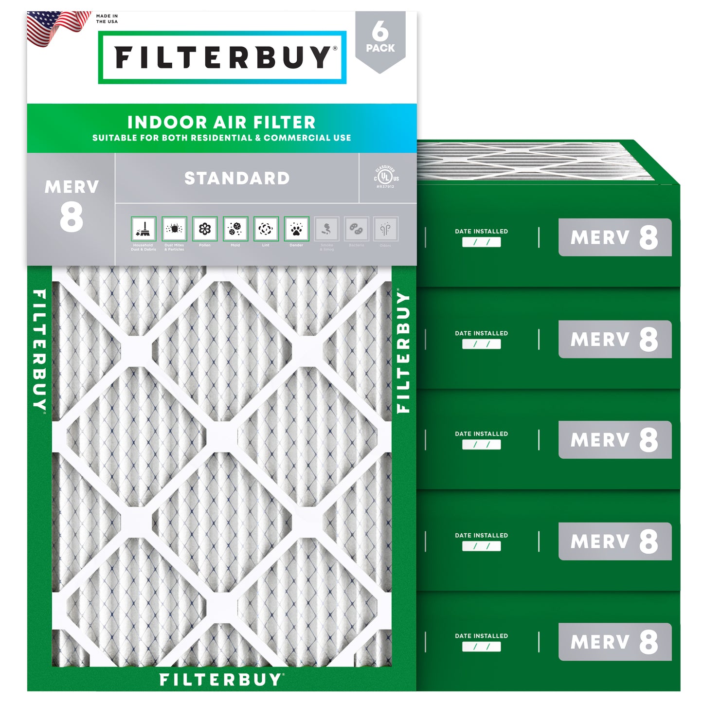 15x30-75x4 MERV 8 Air Filter