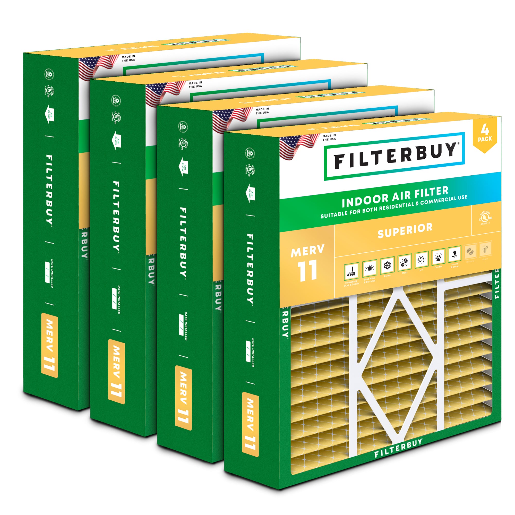 Day and Night 20X20X5 MERV 11 Replacement Filter