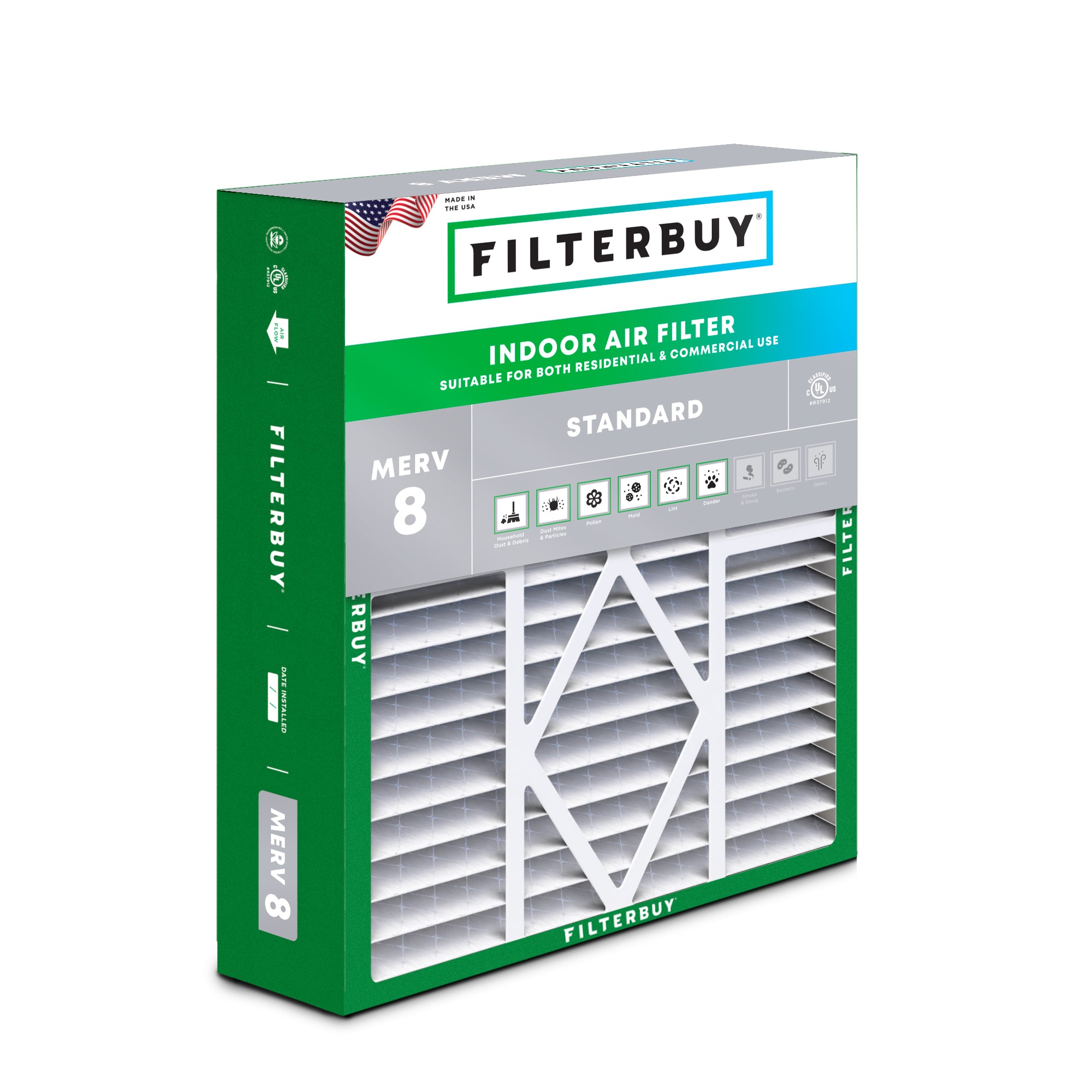 Day and Night 20X25X5.25 MERV 8 Replacement Filter