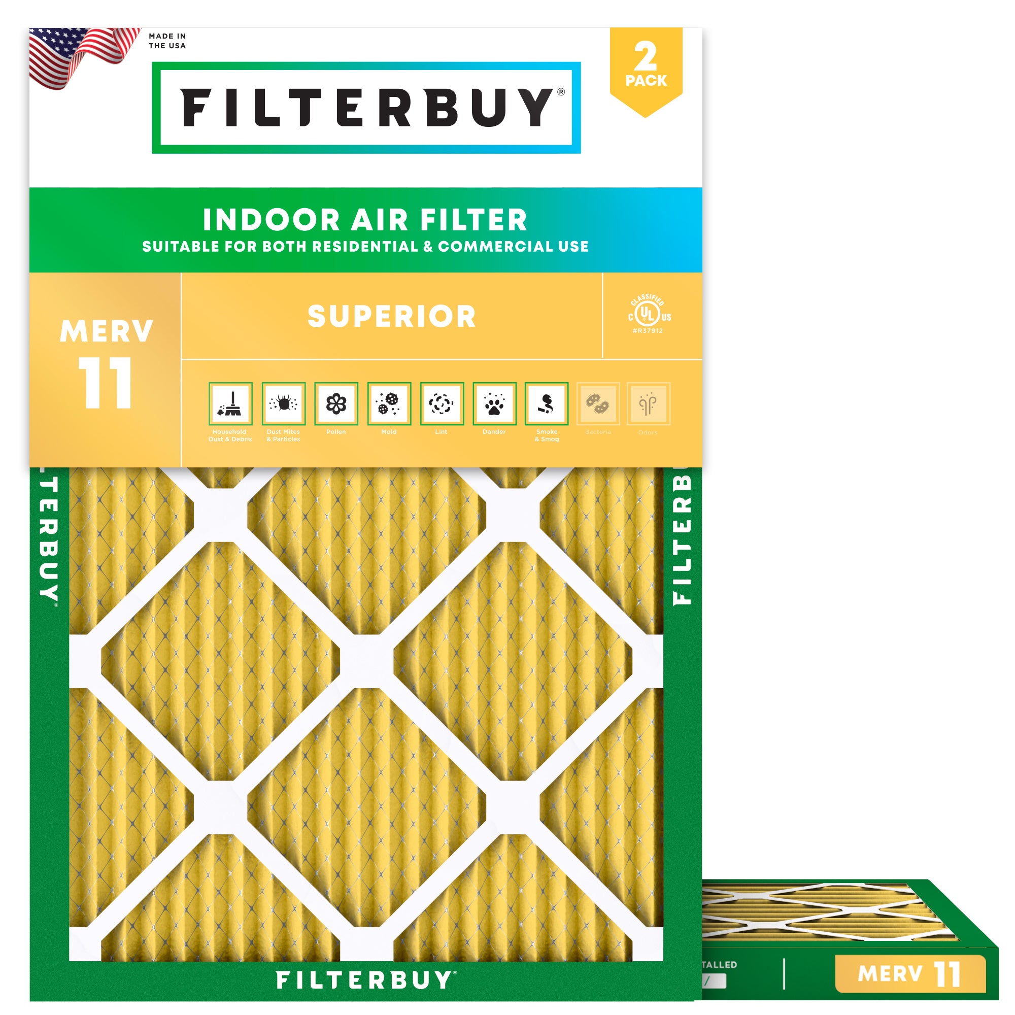 15x20x1 MERV 11 Air Filter