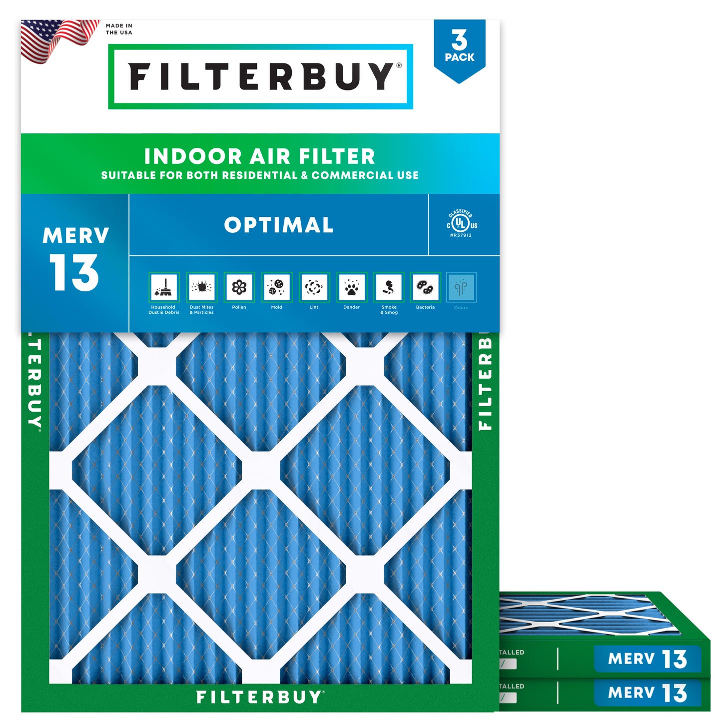 19x20x1 MERV 13 Air Filter