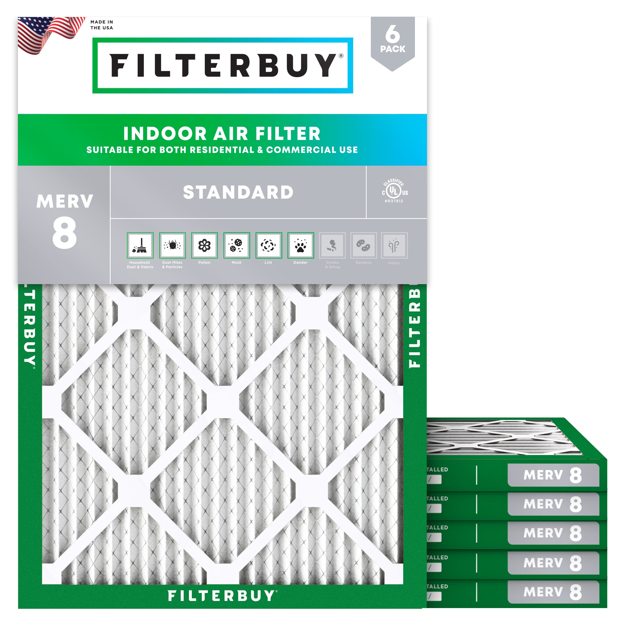 7-5x13-5x1 MERV 8 Air Filter