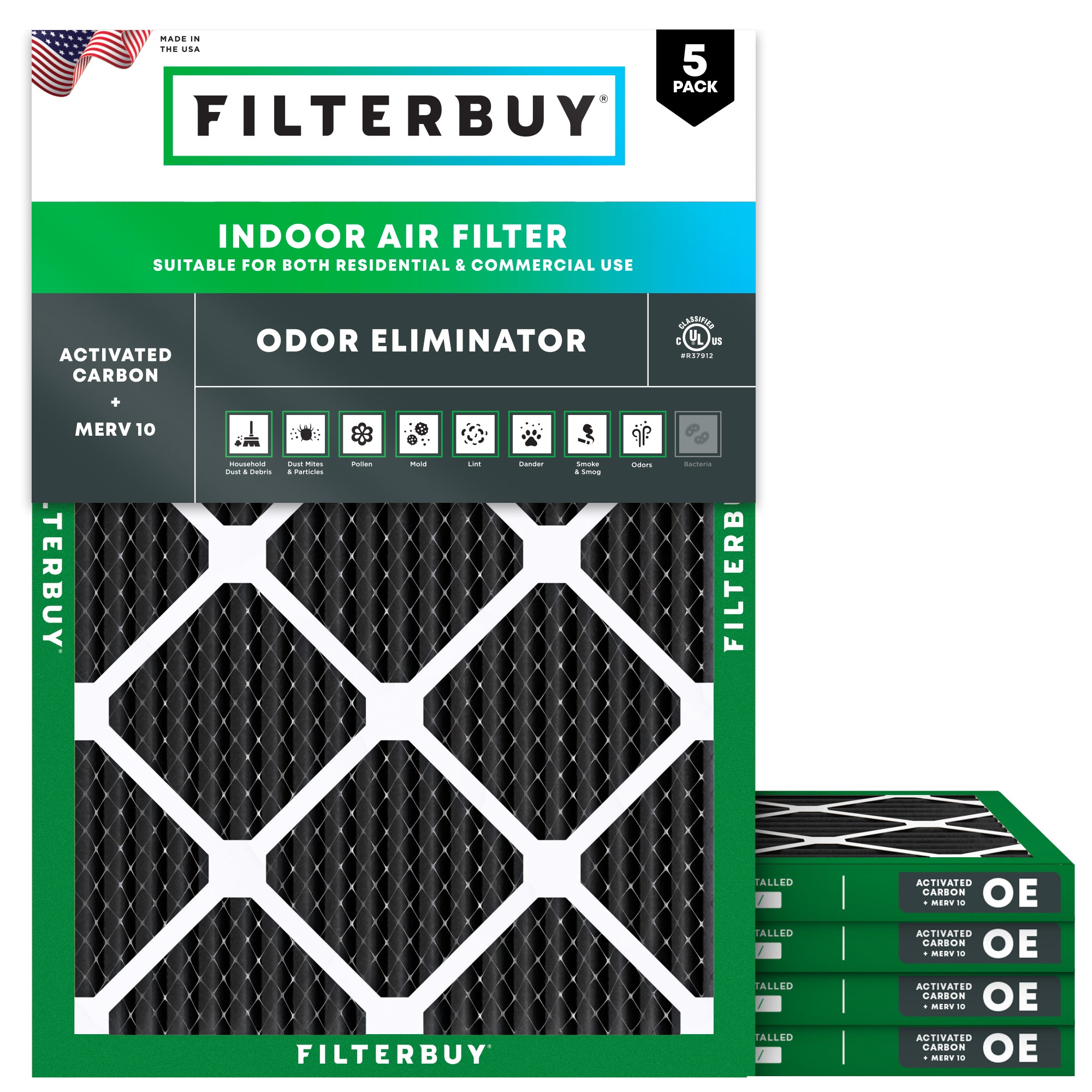 18x24x1 MERV odor-eliminator Air Filter