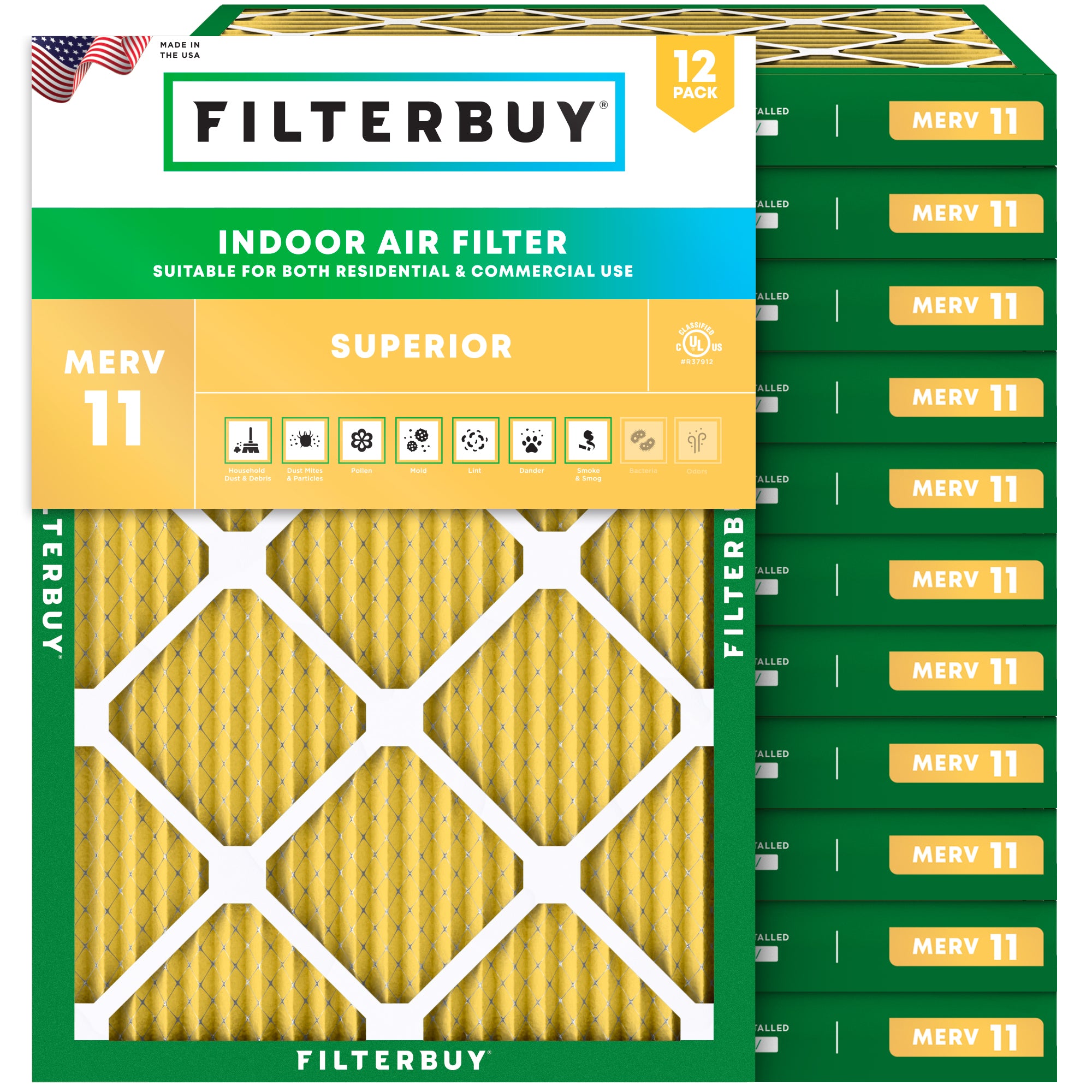 22x28x2 MERV 11 Air Filter