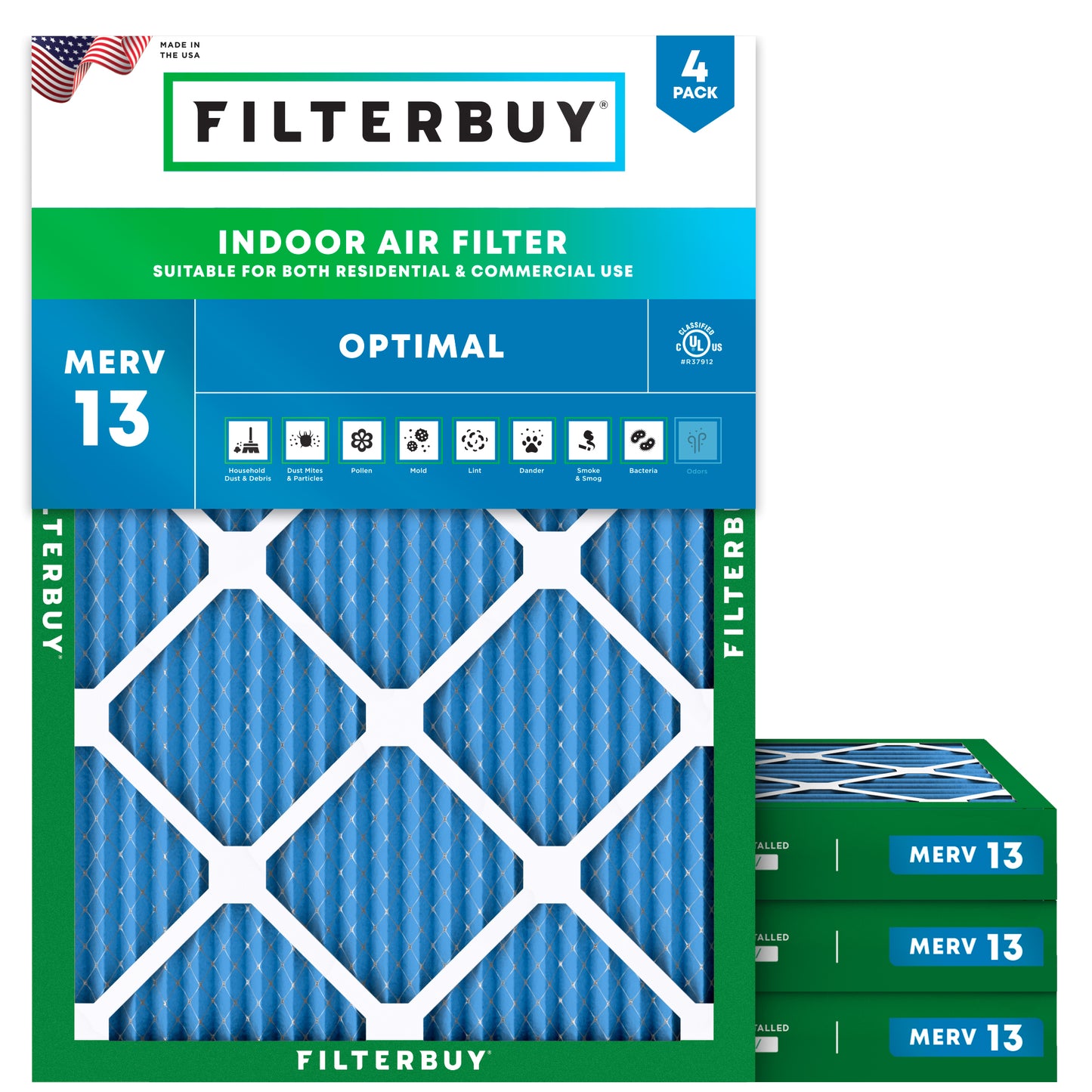 18-25x22x2 MERV 13 Air Filter