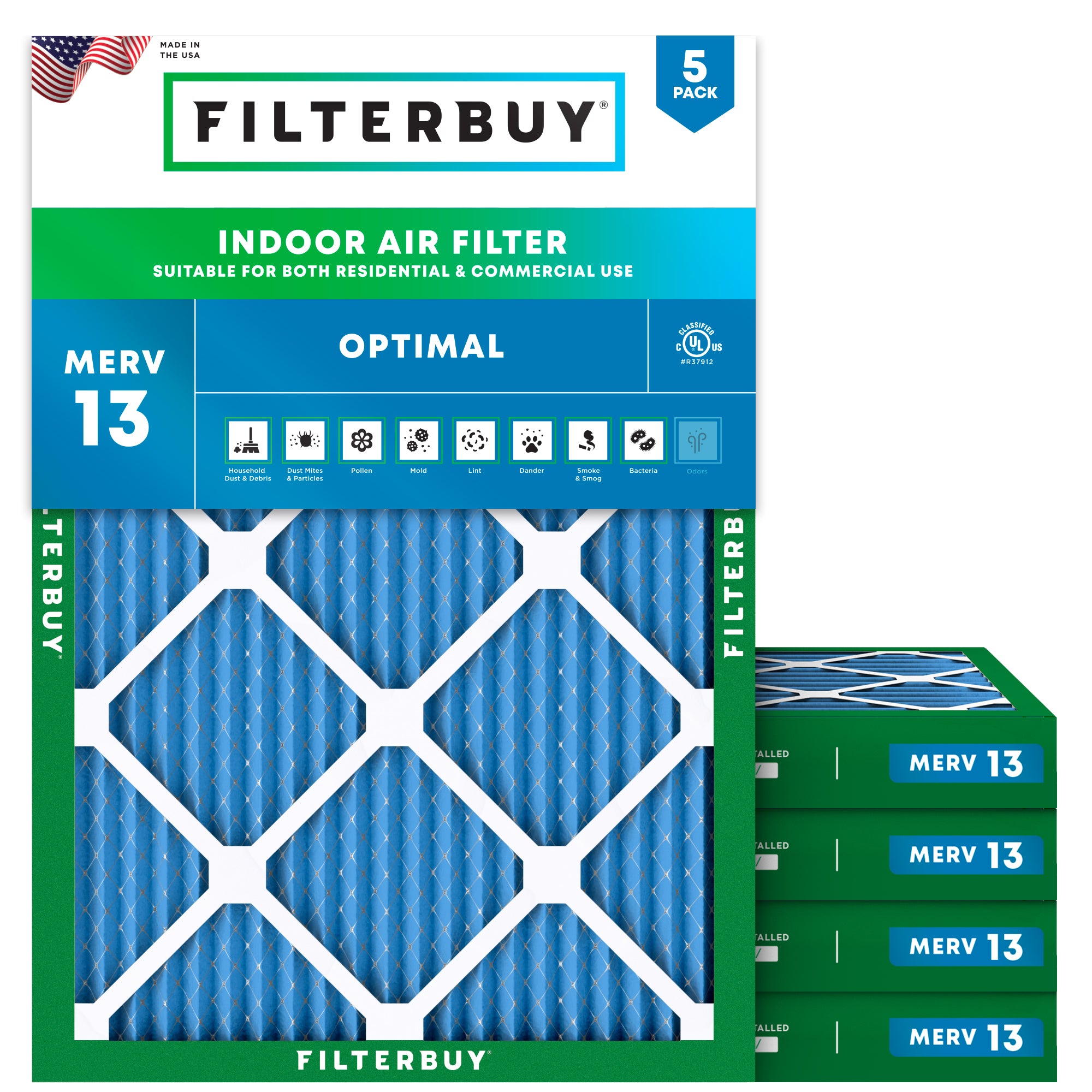 16x18x2 MERV 13 Air Filter