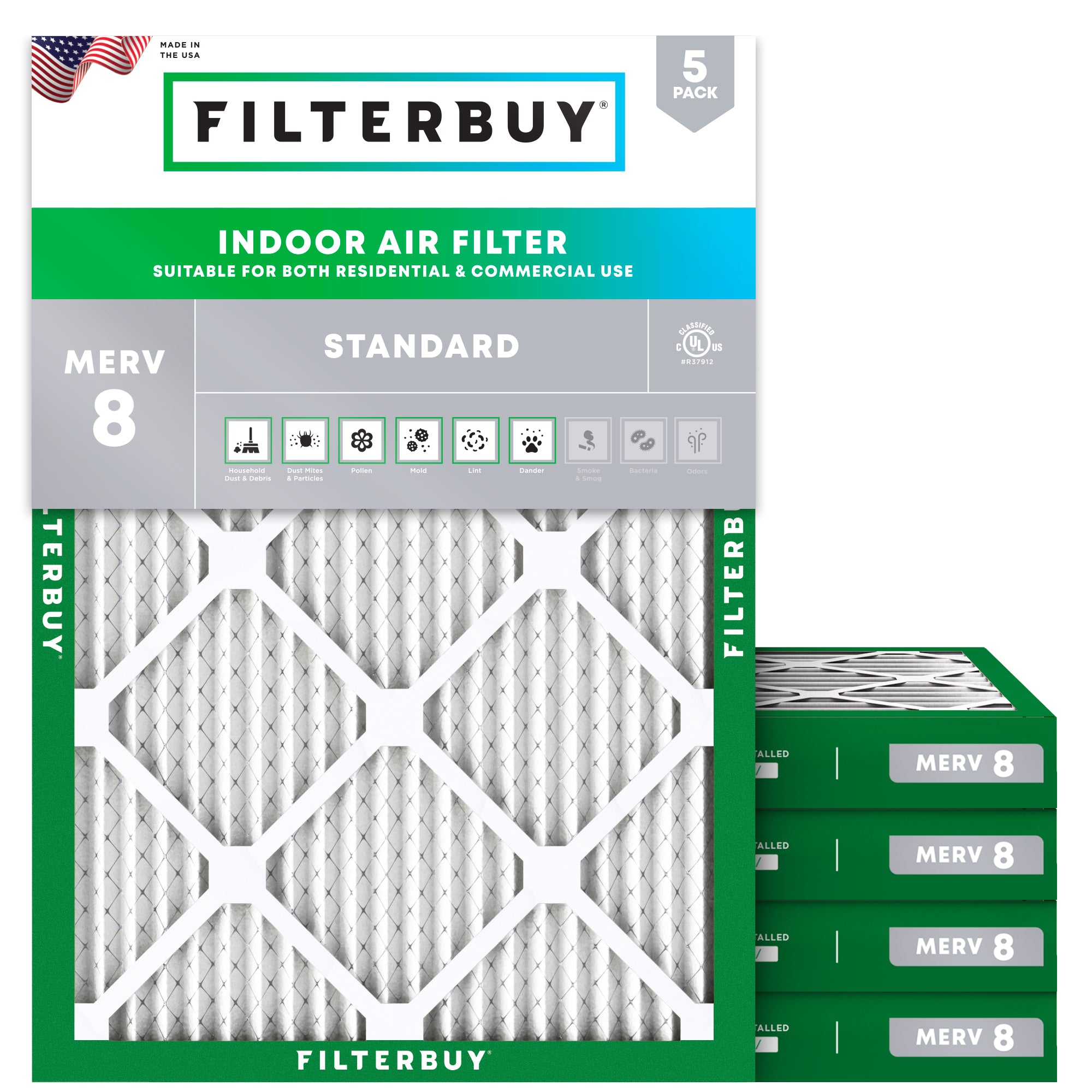 10x14x2 MERV 8 Air Filter
