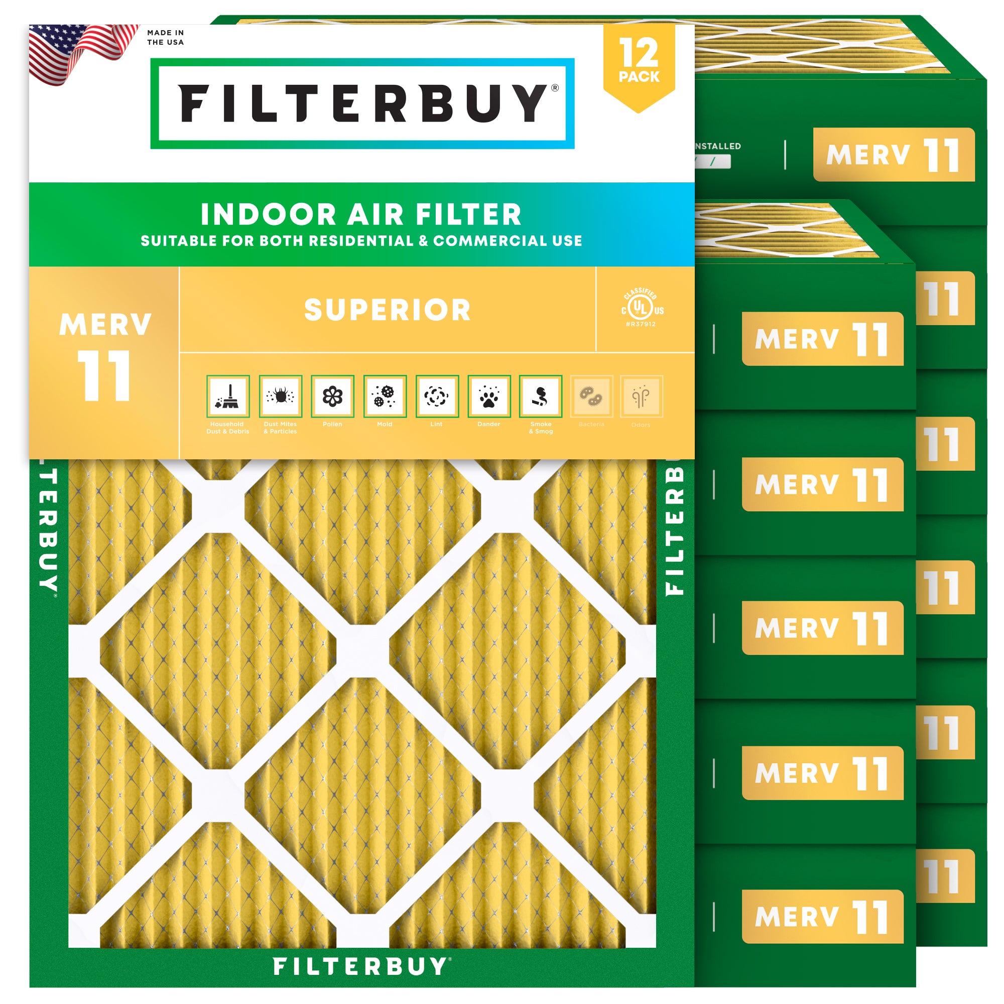 15-25x15-25x4 MERV 11 Air Filter