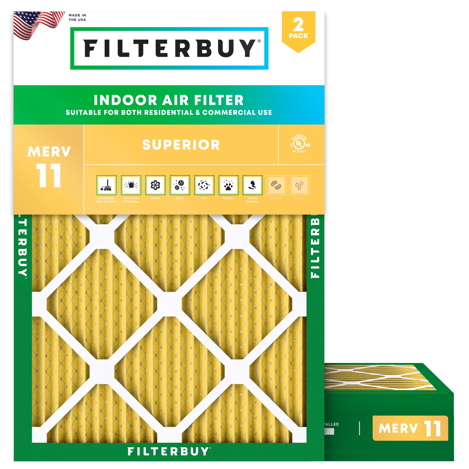 18-25x22x4 MERV 11 Air Filter
