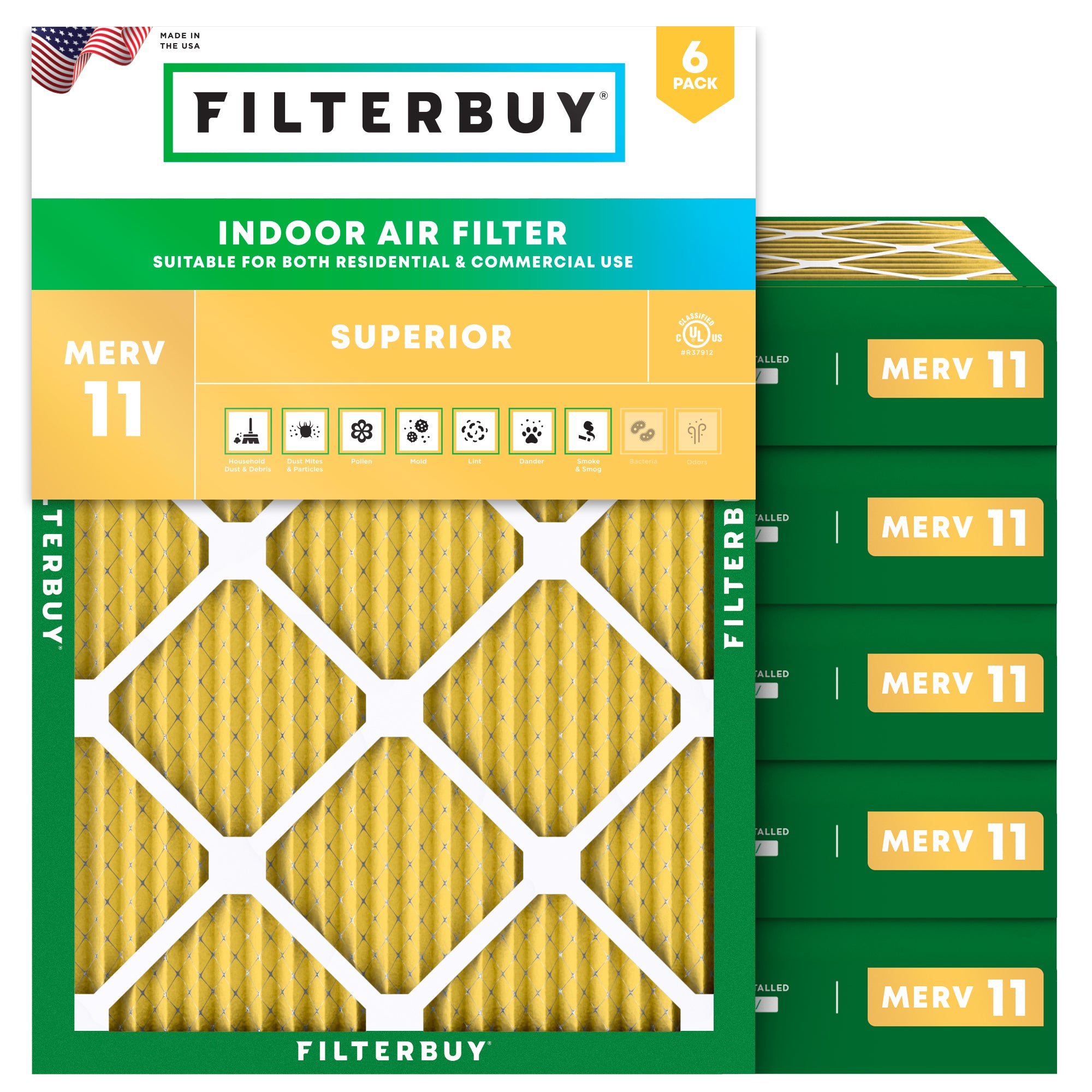 21-5x23-25x4 MERV 11 Air Filter