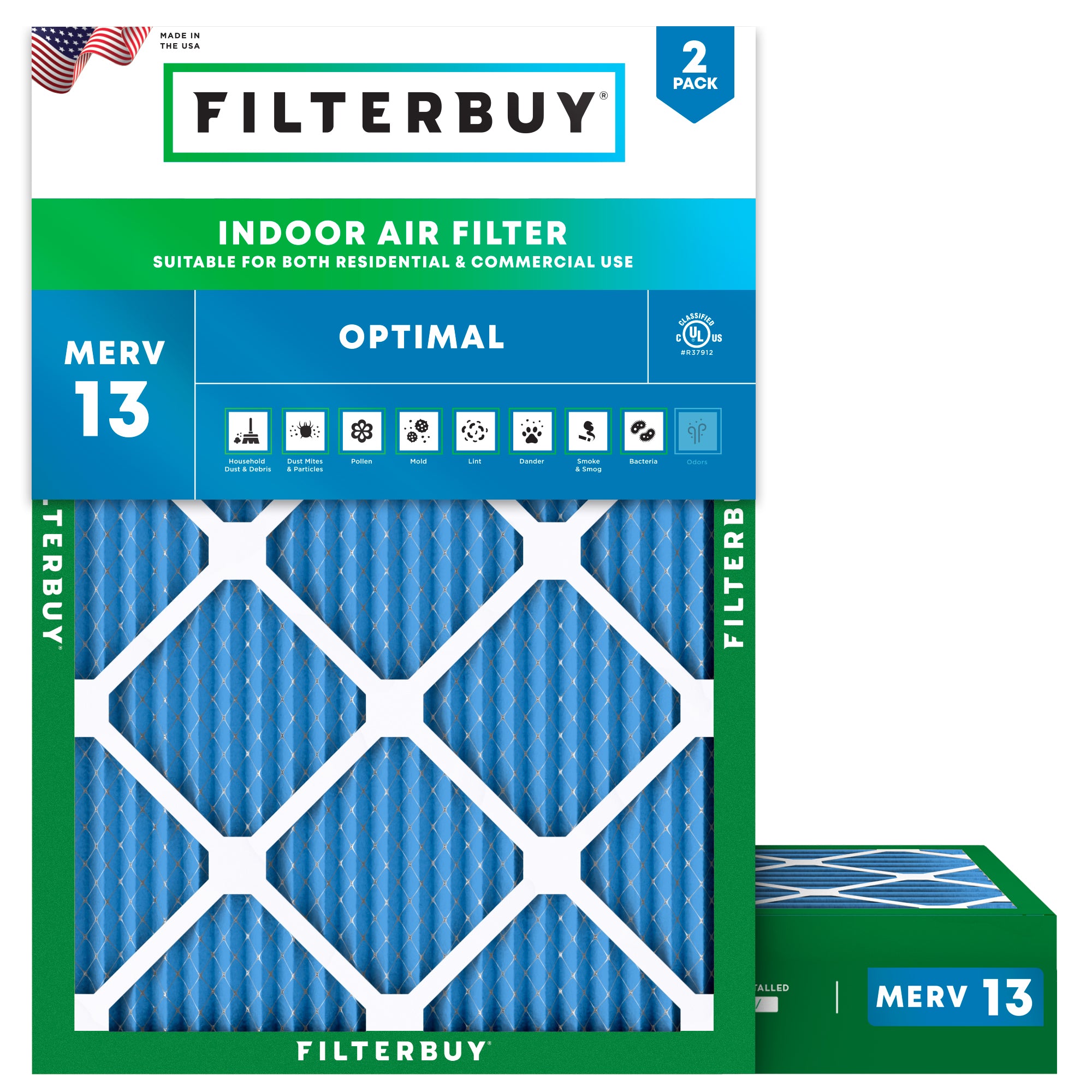 8x14x4 MERV 13 Air Filter