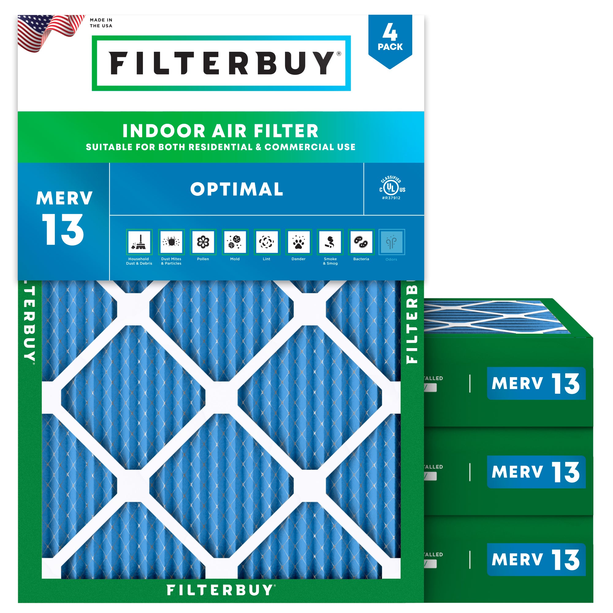 22x28x4 MERV 13 Air Filter