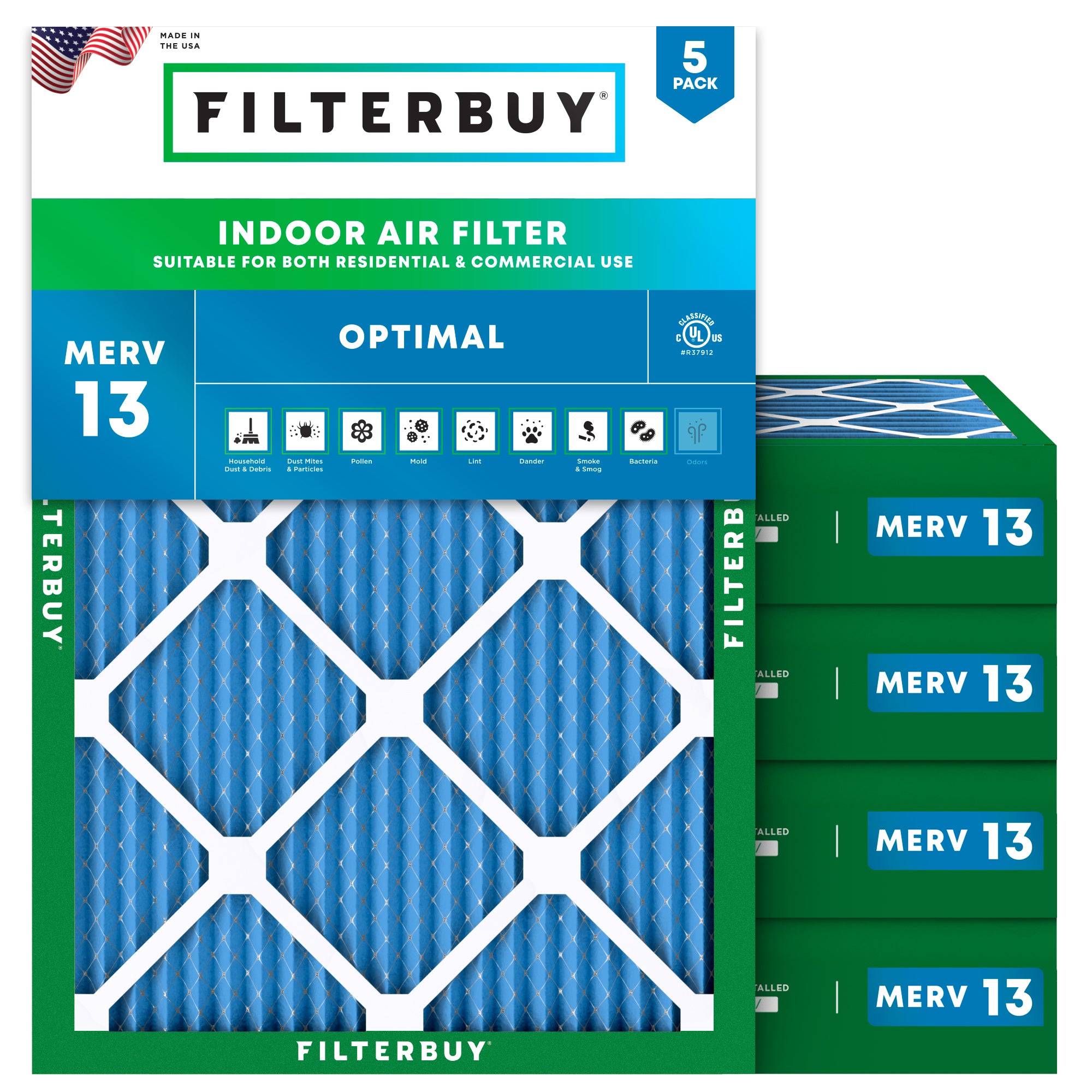 12x15x4 MERV 13 Air Filter