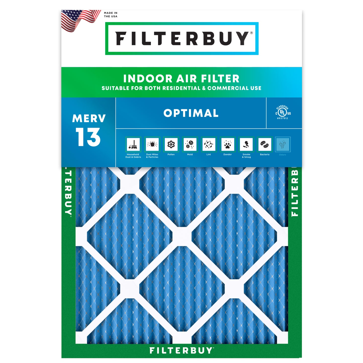 16-25x21-25x4 MERV 13 Air Filter