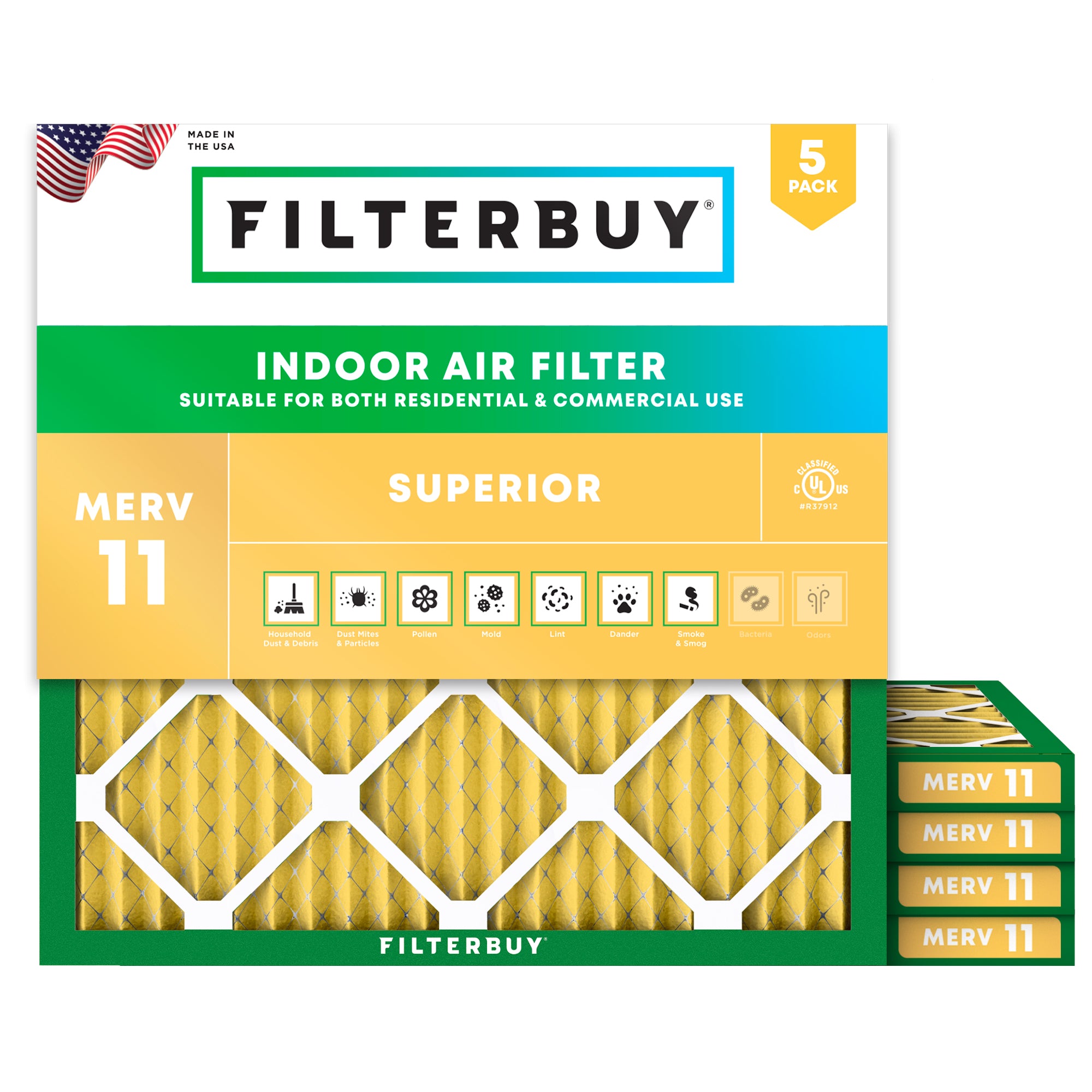22x22x1 MERV 11 Air Filter
