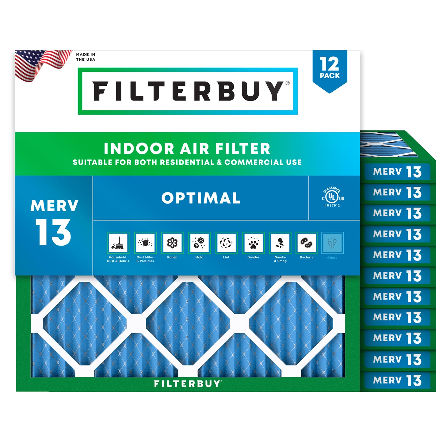 17-25x17-25x1 MERV 13 Air Filter