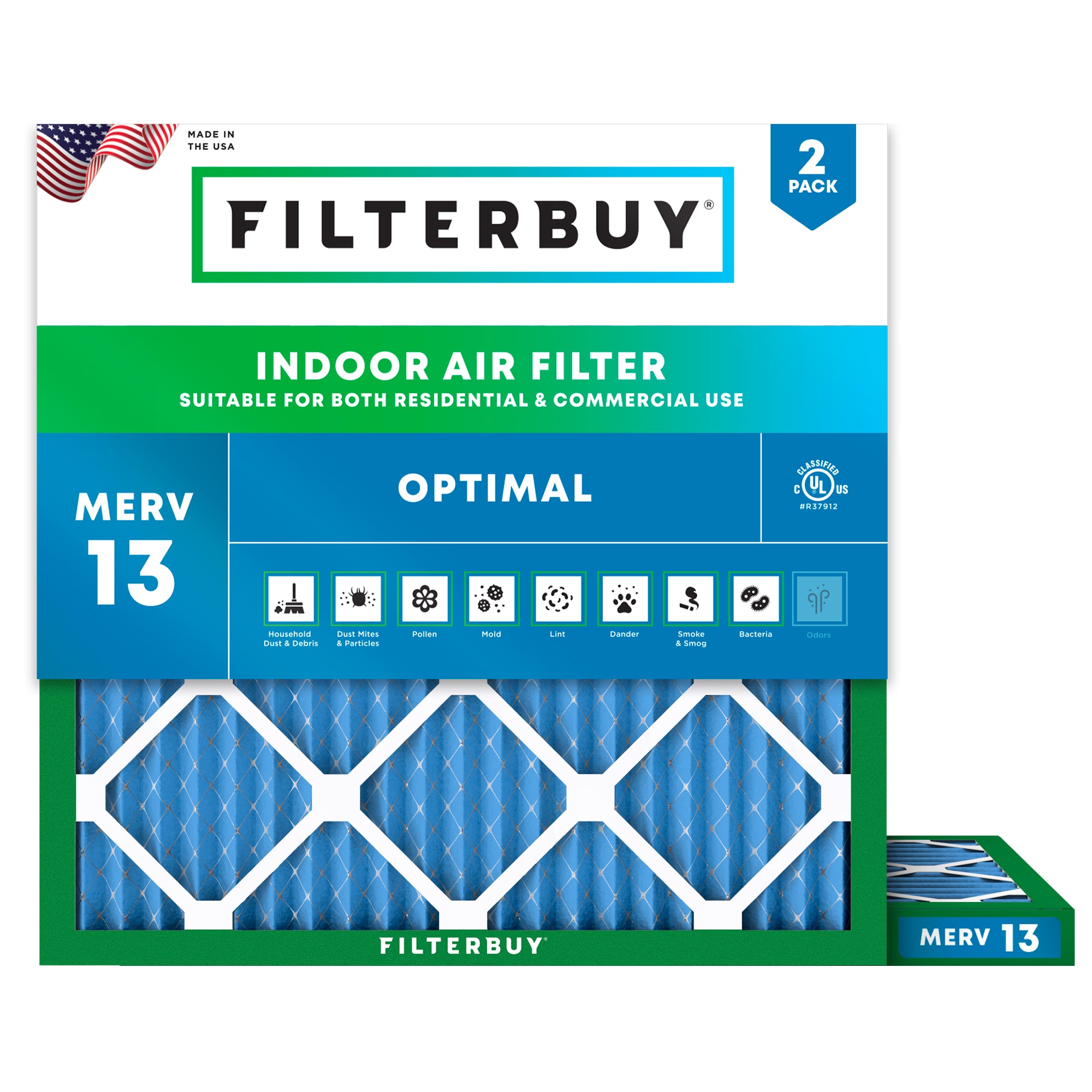 18x18x1 MERV 13 Air Filter